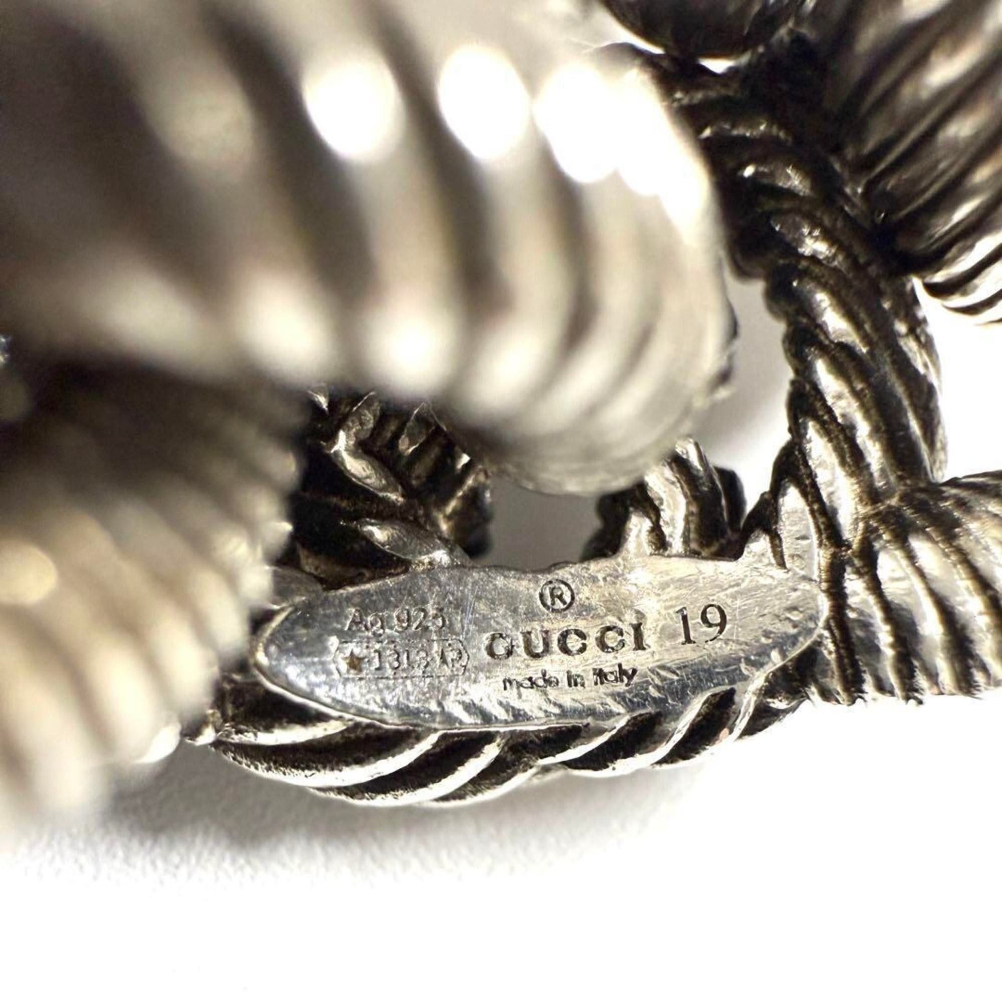 Gucci Gucci Men's Gourmet Chain Ring, Silver Size ONE SIZE - 8 Thumbnail