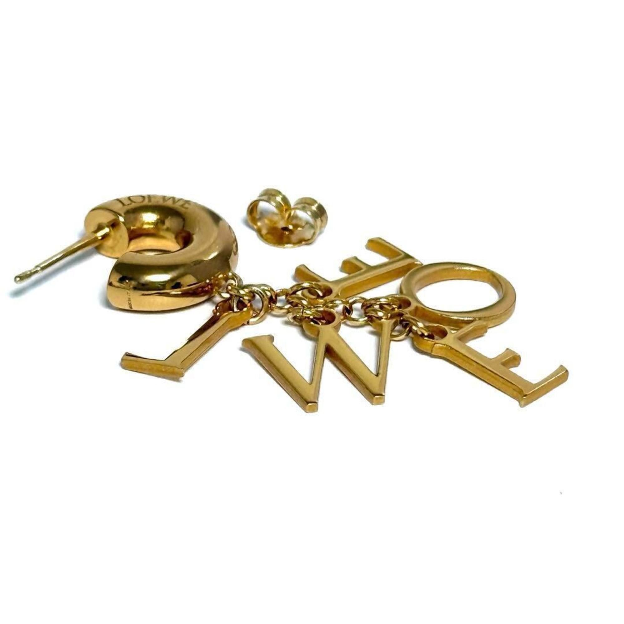 Loewe Loewe Women's Single Earrings Short Lettering Size ONE SIZE - 3 Thumbnail