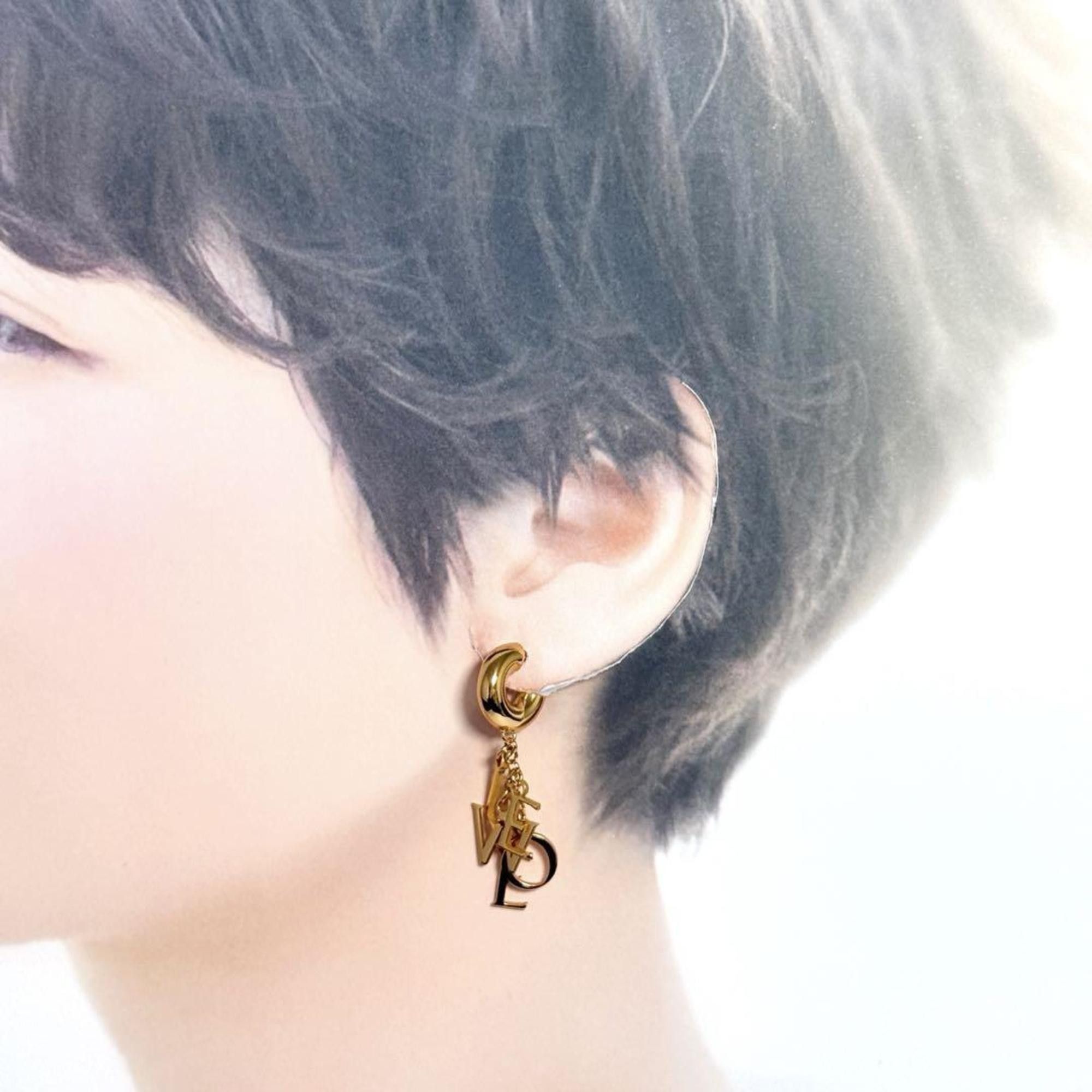 Loewe Loewe Women's Single Earrings Short Lettering Size ONE SIZE - 9 Thumbnail