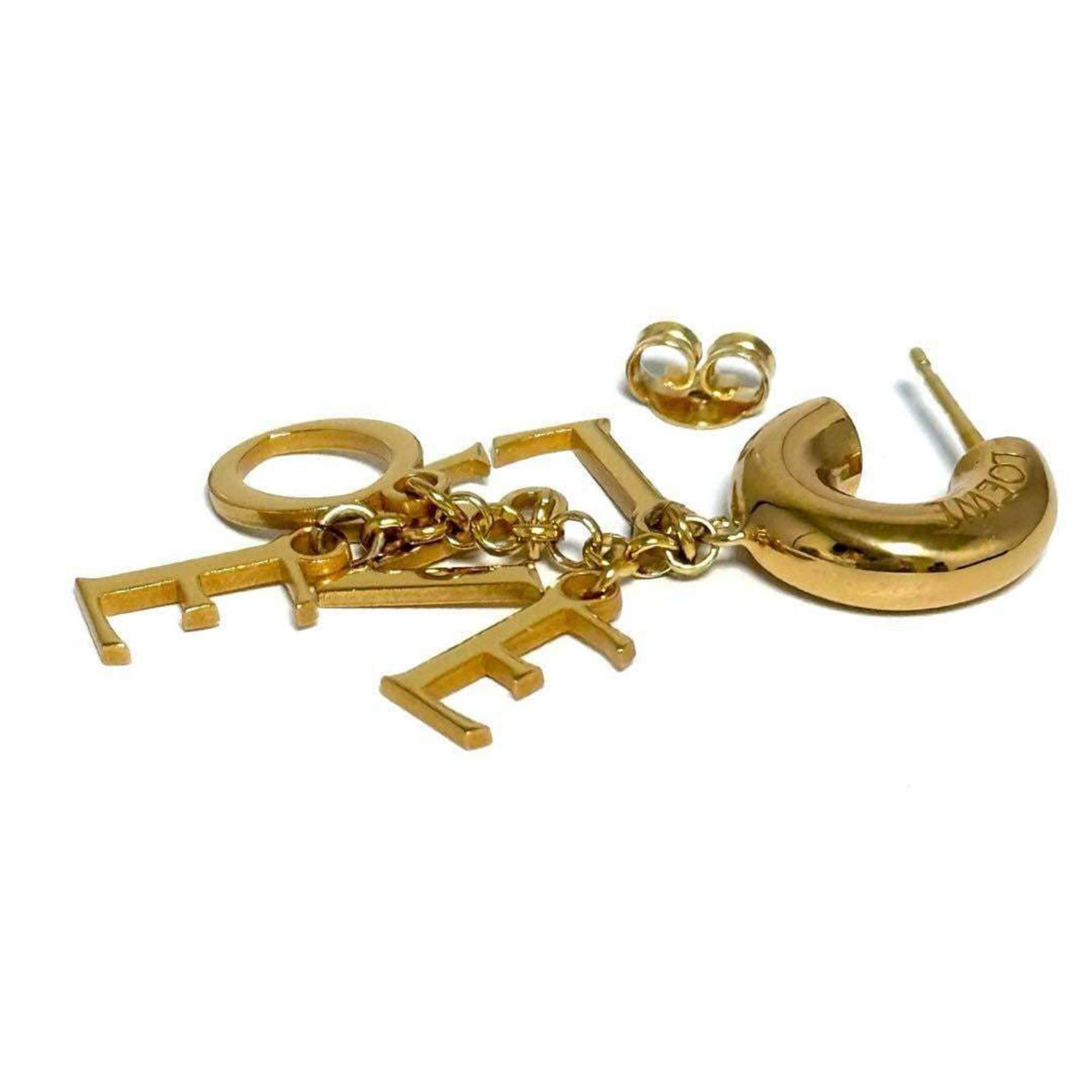 Loewe Loewe Women's Single Earrings Short Lettering Size ONE SIZE - 4 Thumbnail