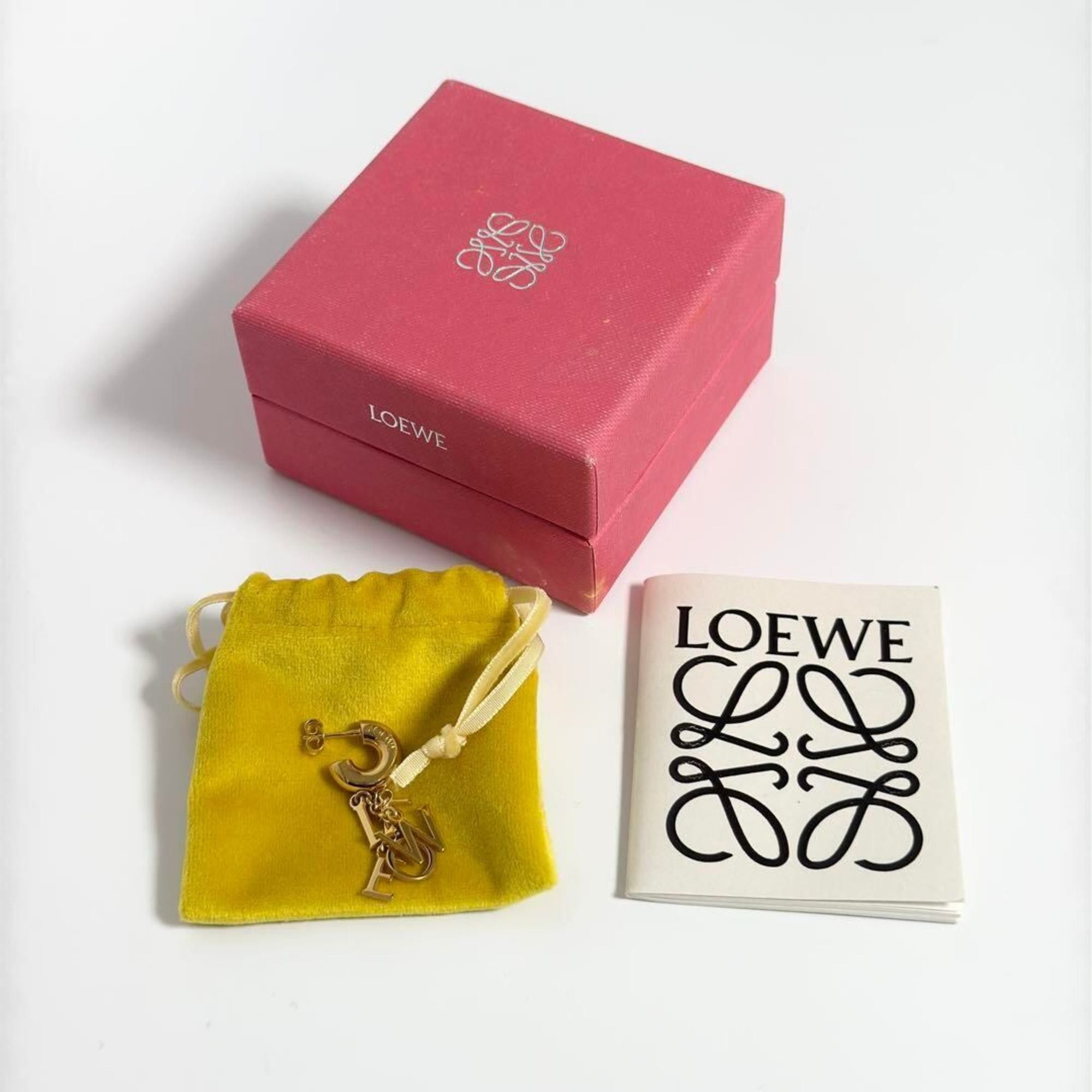 Loewe Loewe Women's Single Earrings Short Lettering Size ONE SIZE - 10 Thumbnail