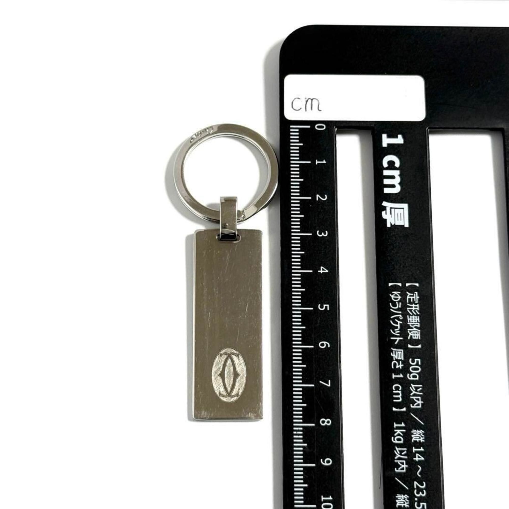 Cartier Cartier Men's Key Holder 2C Ring Silver Color Size ONE SIZE - 9 Thumbnail