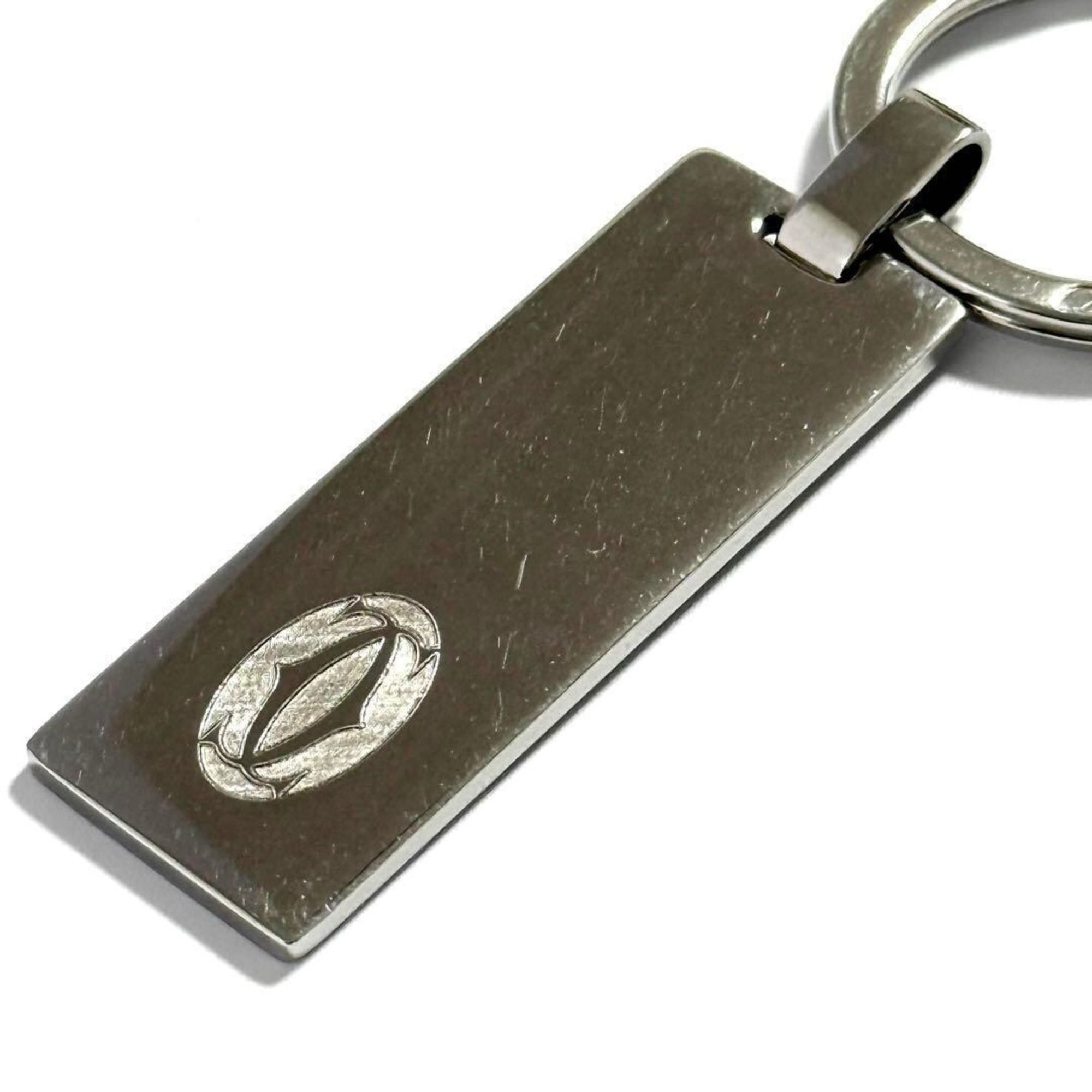 Cartier Cartier Men's Key Holder 2C Ring Silver Color Size ONE SIZE - 4 Thumbnail
