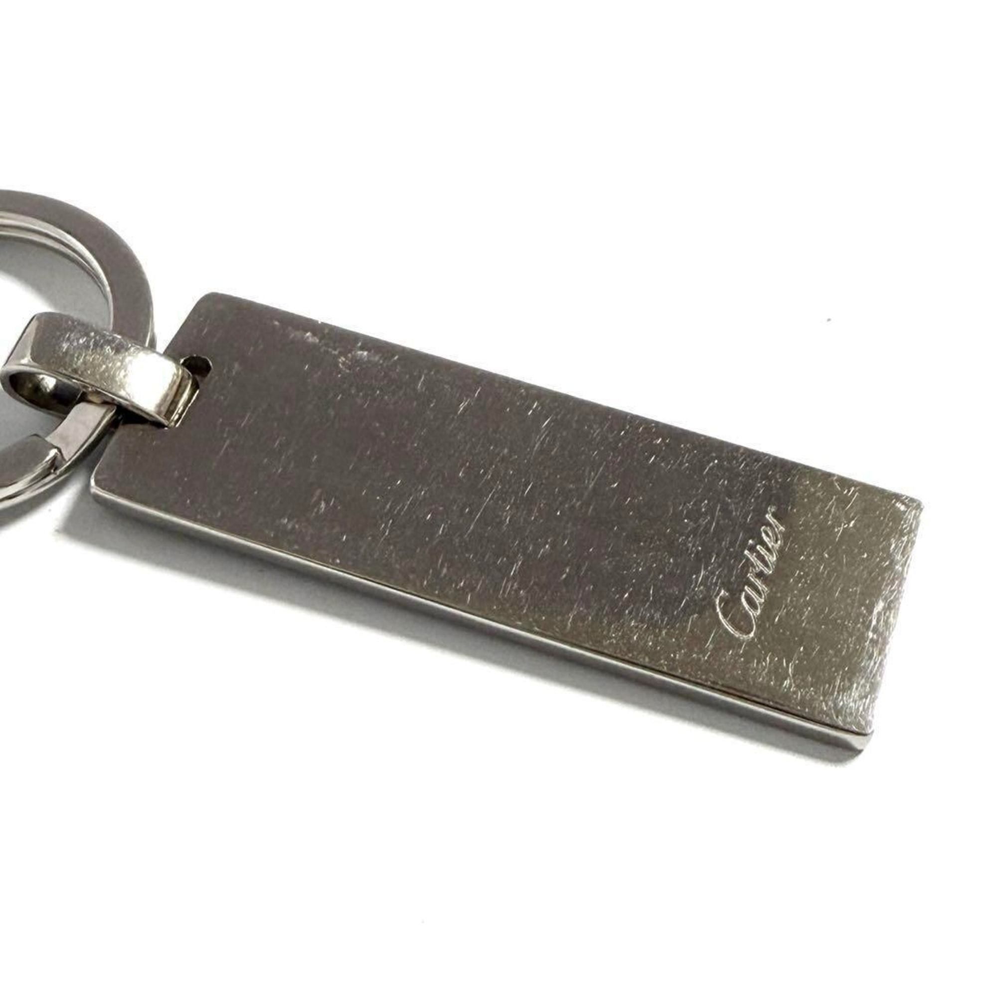 Cartier Cartier Men's Key Holder 2C Ring Silver Color Size ONE SIZE - 6 Thumbnail