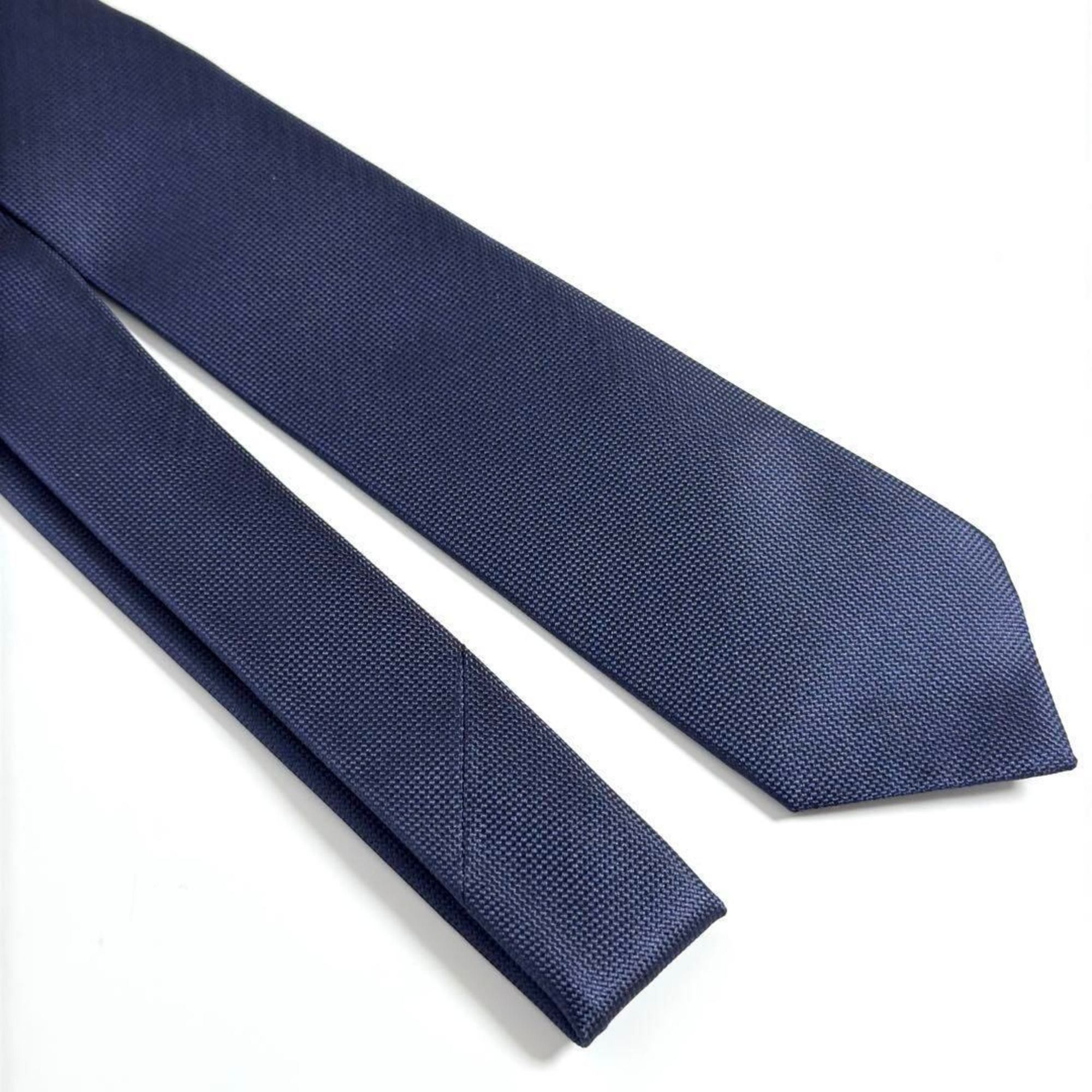 Louis Vuitton Louis Vuitton Necktie Cravat LV Gaston Navy Size ONE SIZE - 4 Thumbnail