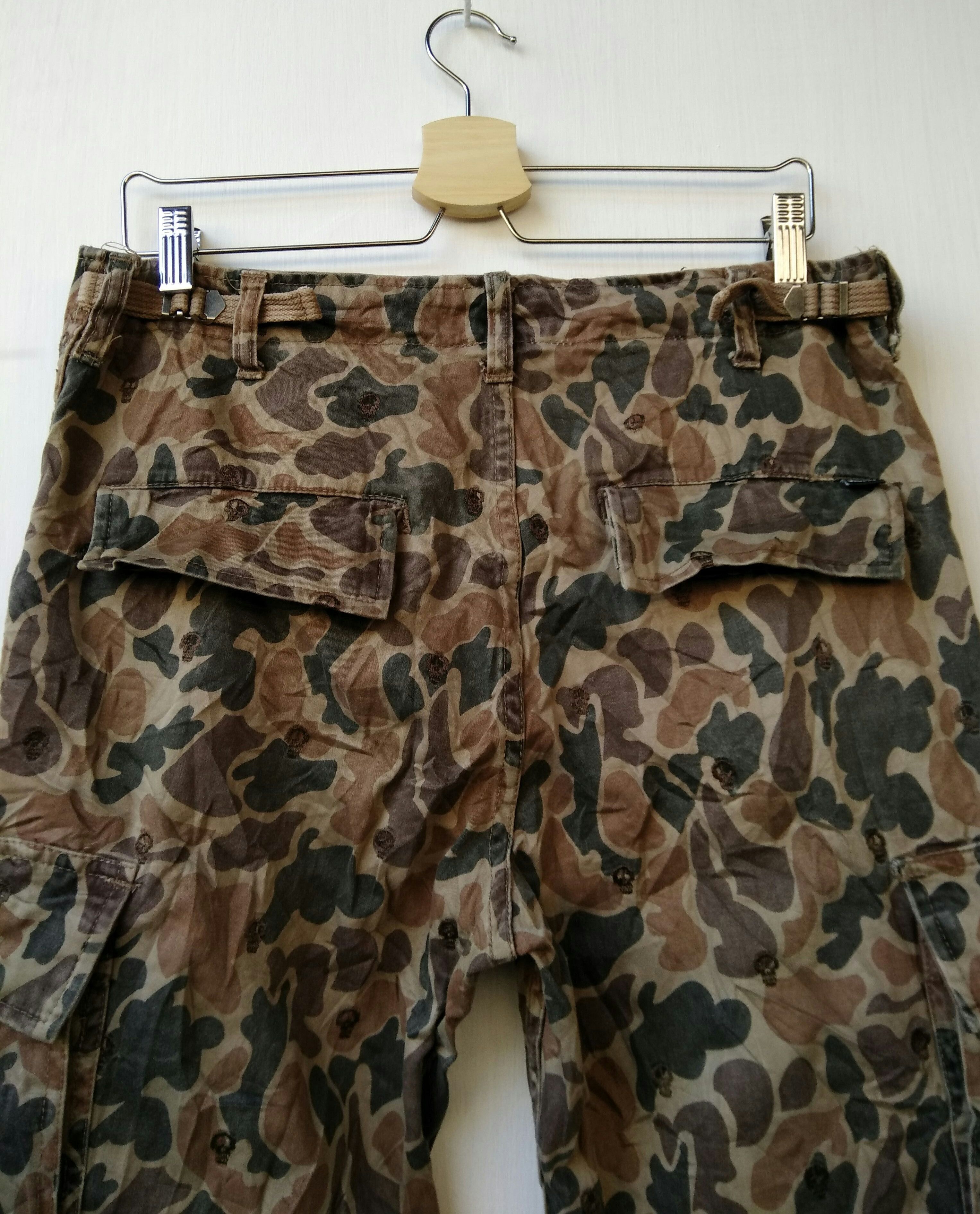 Stussy STUSSY Skull Embroidery Pattern Camouflage Cargo Pants Size US 32 / EU 48 - 6 Thumbnail