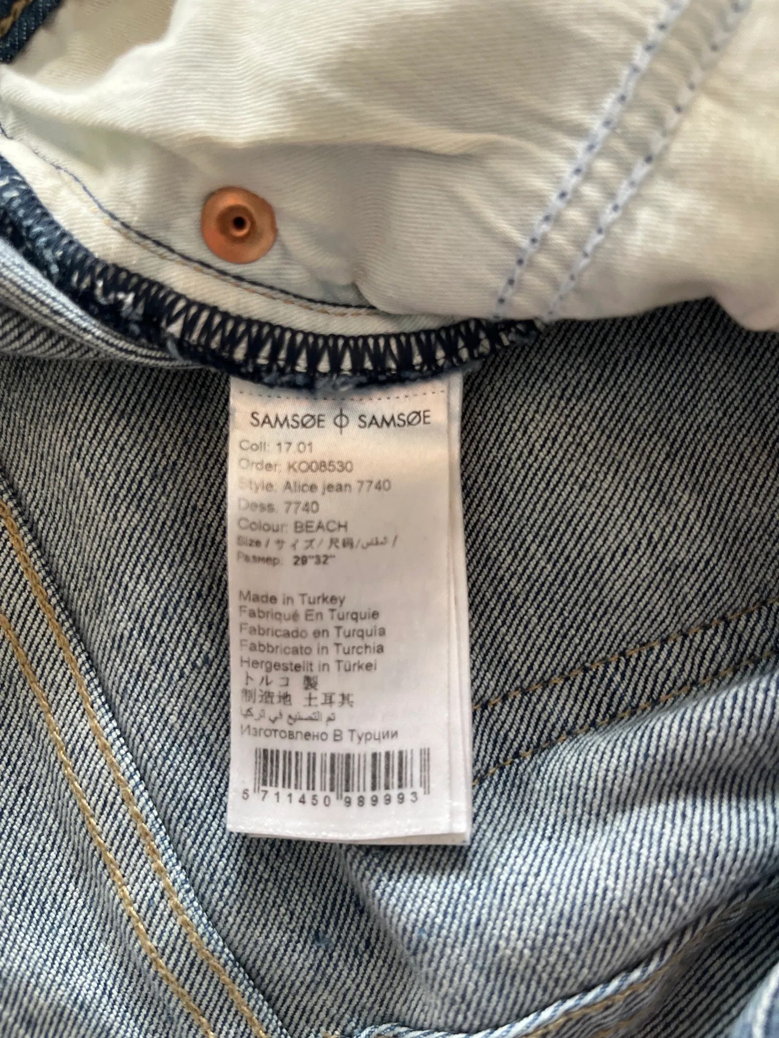 Samsoe Samsoe Samsøe Samsøe Alice jeans 7740 Jeans Size 29" - 3 Thumbnail