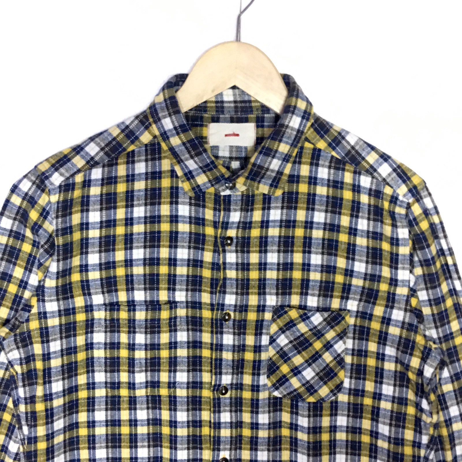 Boycott Boycott Long Sleeve Checked Plaid Shirt Japanese Brand Size US M / EU 48-50 / 2 - 2 Thumbnail