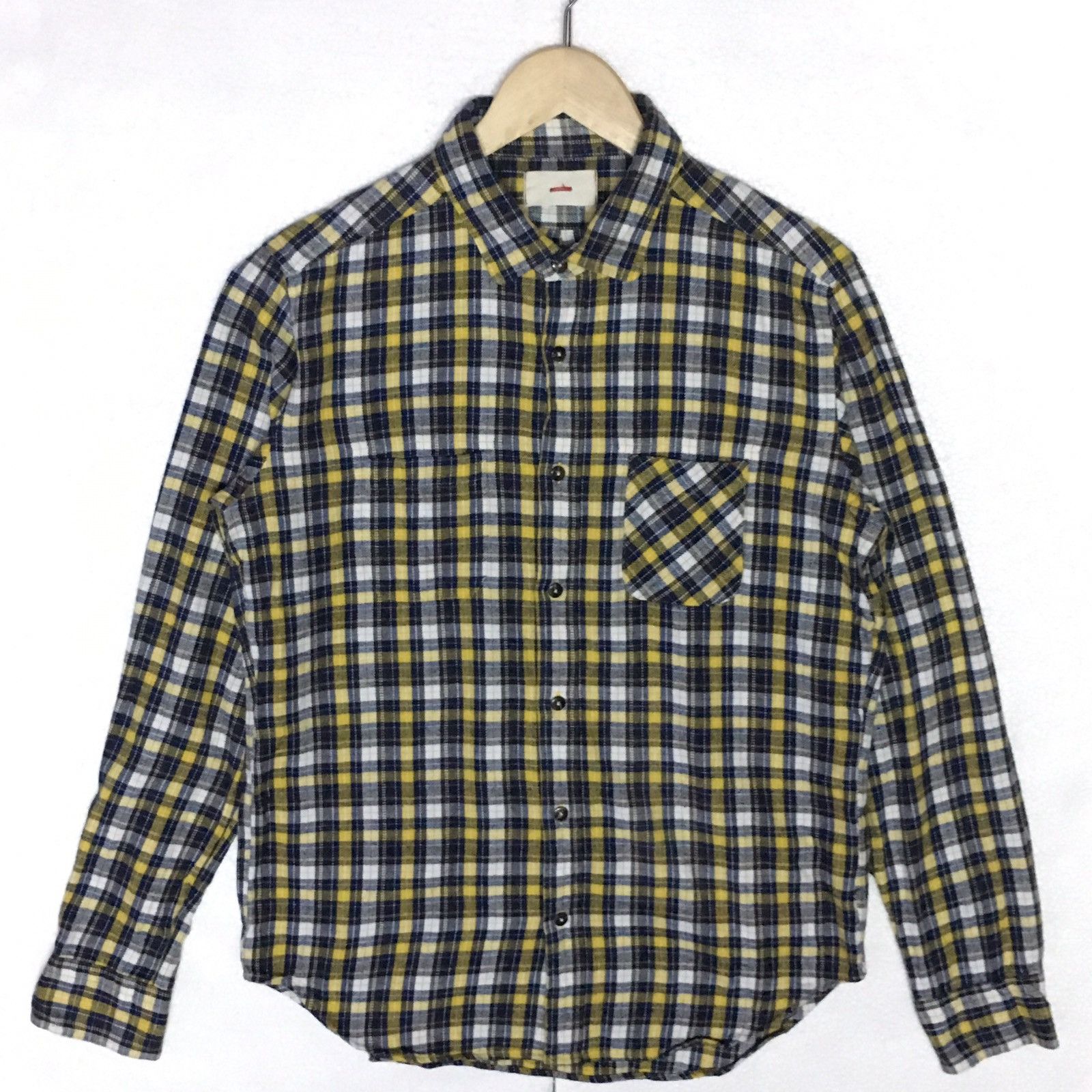 Boycott Boycott Long Sleeve Checked Plaid Shirt Japanese Brand Size US M / EU 48-50 / 2 - 1 Thumbnail
