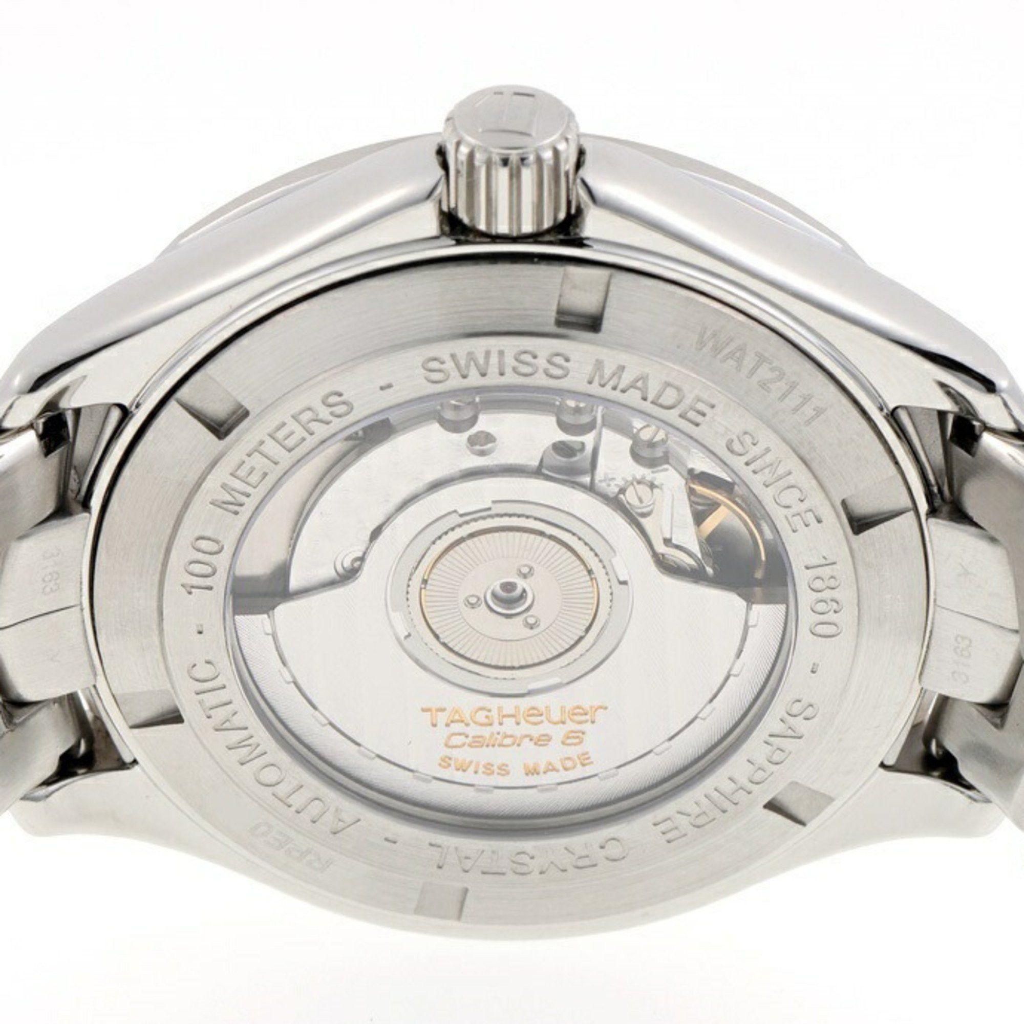 Tag Heuer TAG Heuer Link Calibre 6 WAT2111.BA0950 Automatic Watch A-157648 Size ONE SIZE - 4 Thumbnail