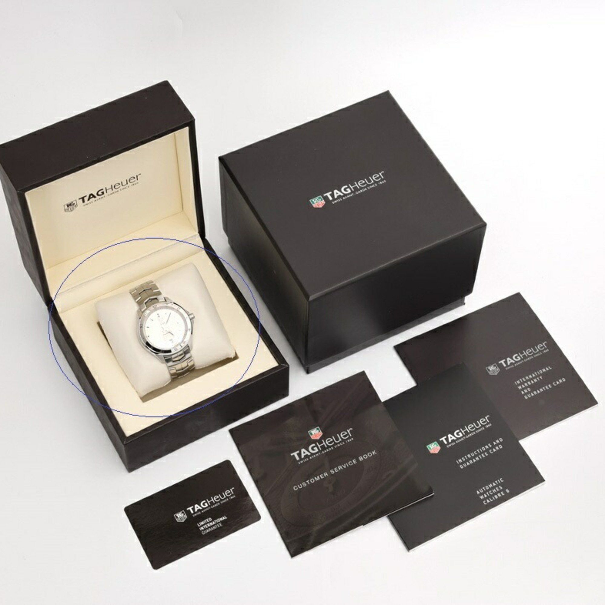 Tag Heuer TAG Heuer Link Calibre 6 WAT2111.BA0950 Automatic Watch A-157648 Size ONE SIZE - 8 Thumbnail