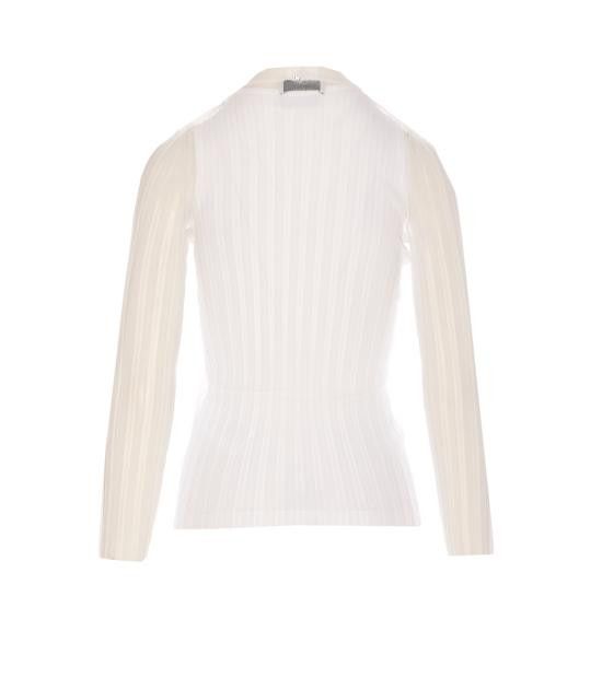 Sportmax SPORTMAX Women Sweater 2512381033600 ACINO1234 001 White Size L / US 10 / IT 46 - 2 Thumbnail