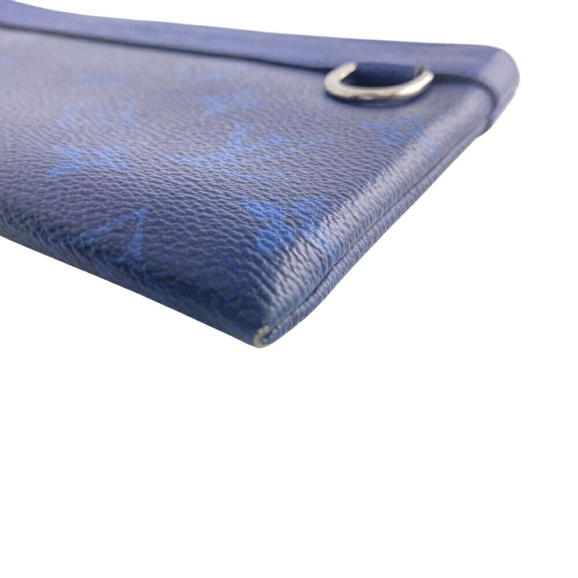 Louis Vuitton Louis Vuitton M30278 Discovery Pochette Monogram Cobalt Blue Pouch High Navy Men's Size ONE SIZE - 3 Thumbnail