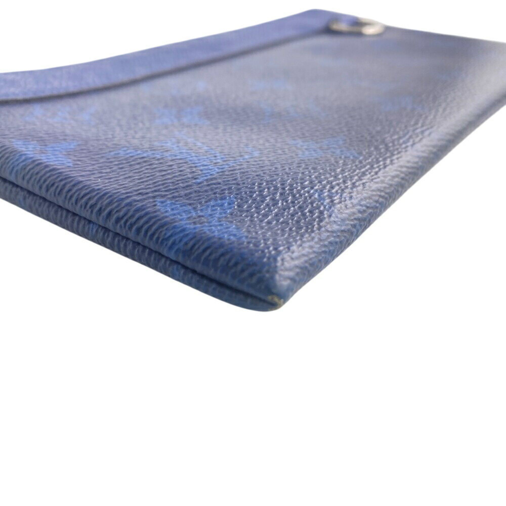 Louis Vuitton Louis Vuitton M30278 Discovery Pochette Monogram Cobalt Blue Pouch High Navy Men's Size ONE SIZE - 4 Thumbnail