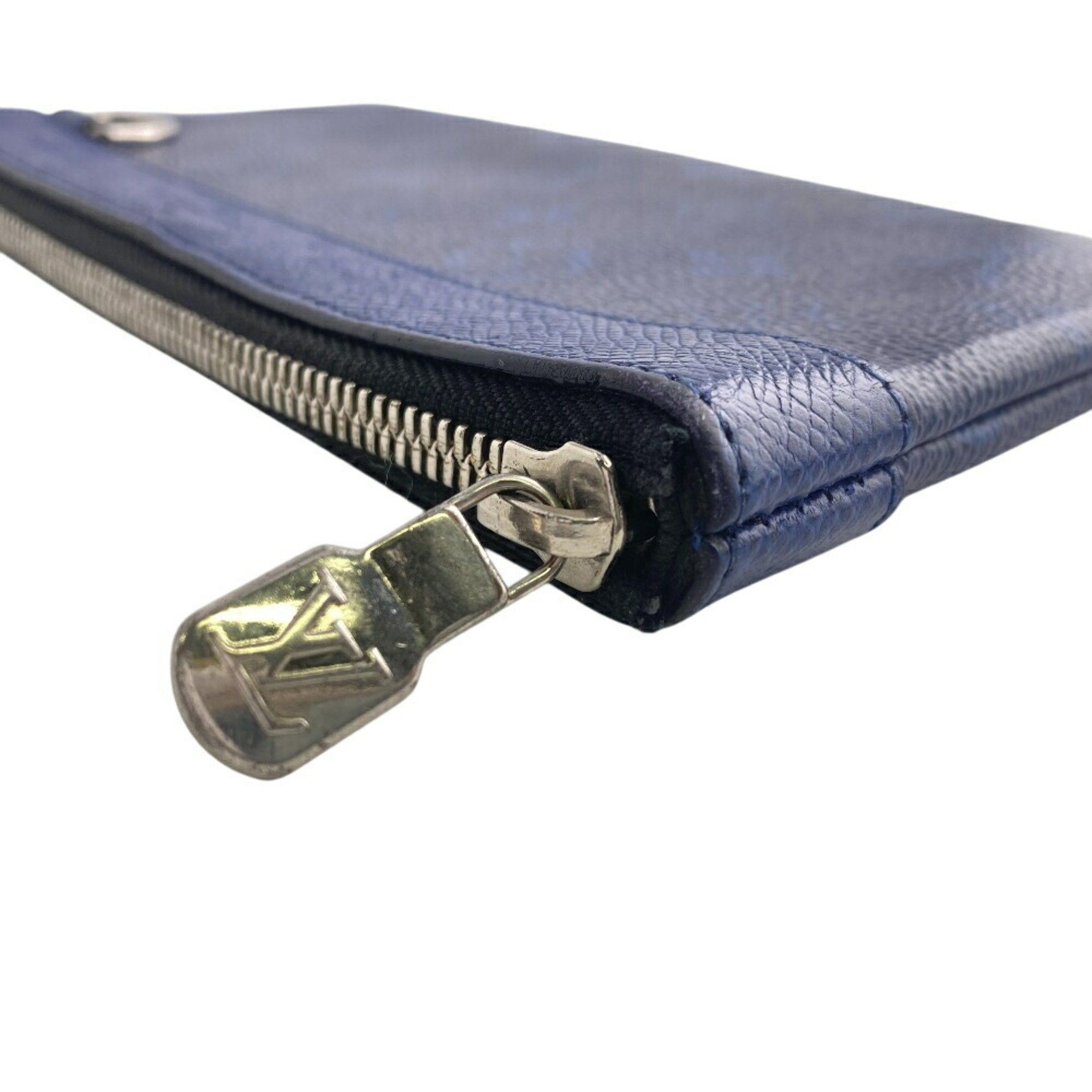 Louis Vuitton Louis Vuitton M30278 Discovery Pochette Monogram Cobalt Blue Pouch High Navy Men's Size ONE SIZE - 6 Thumbnail
