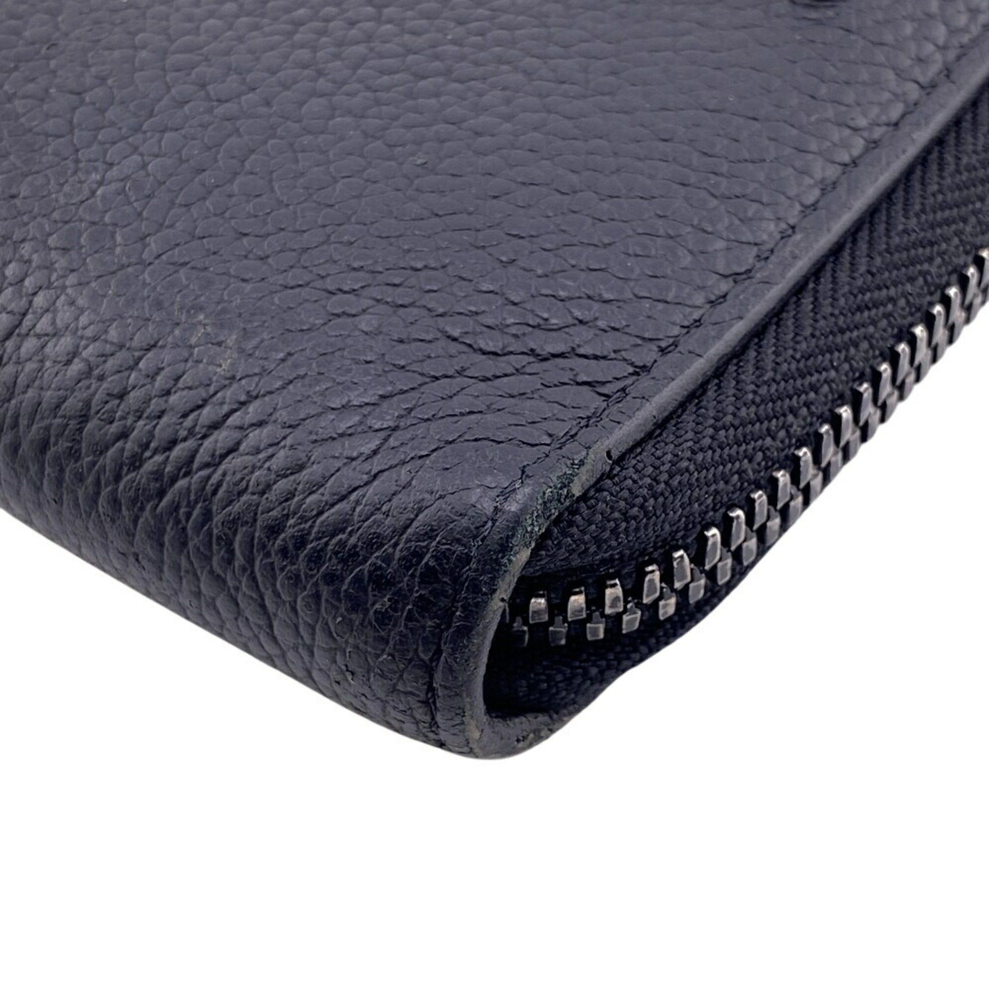 Louis Vuitton Louis Vuitton Wallet M81743 Zipper Vertical LV Aerogram Long Black Men's Size ONE SIZE - 4 Thumbnail