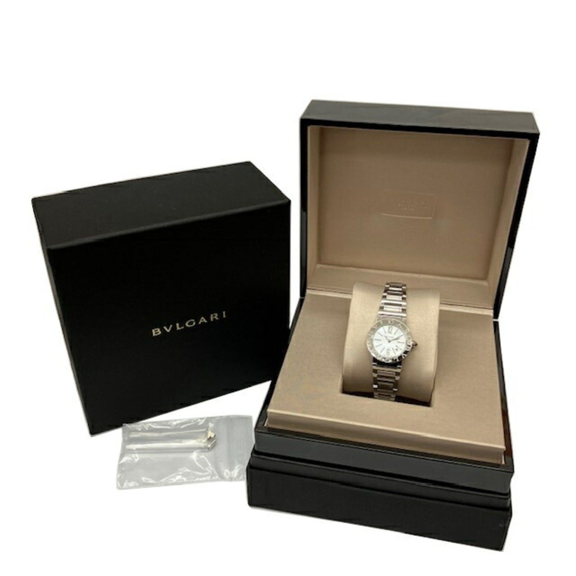 Bvlgari BVLGARI Bulgari BBL26S Quartz Watch SS Shell Dial Women's 26mm Size ONE SIZE - 12 Thumbnail