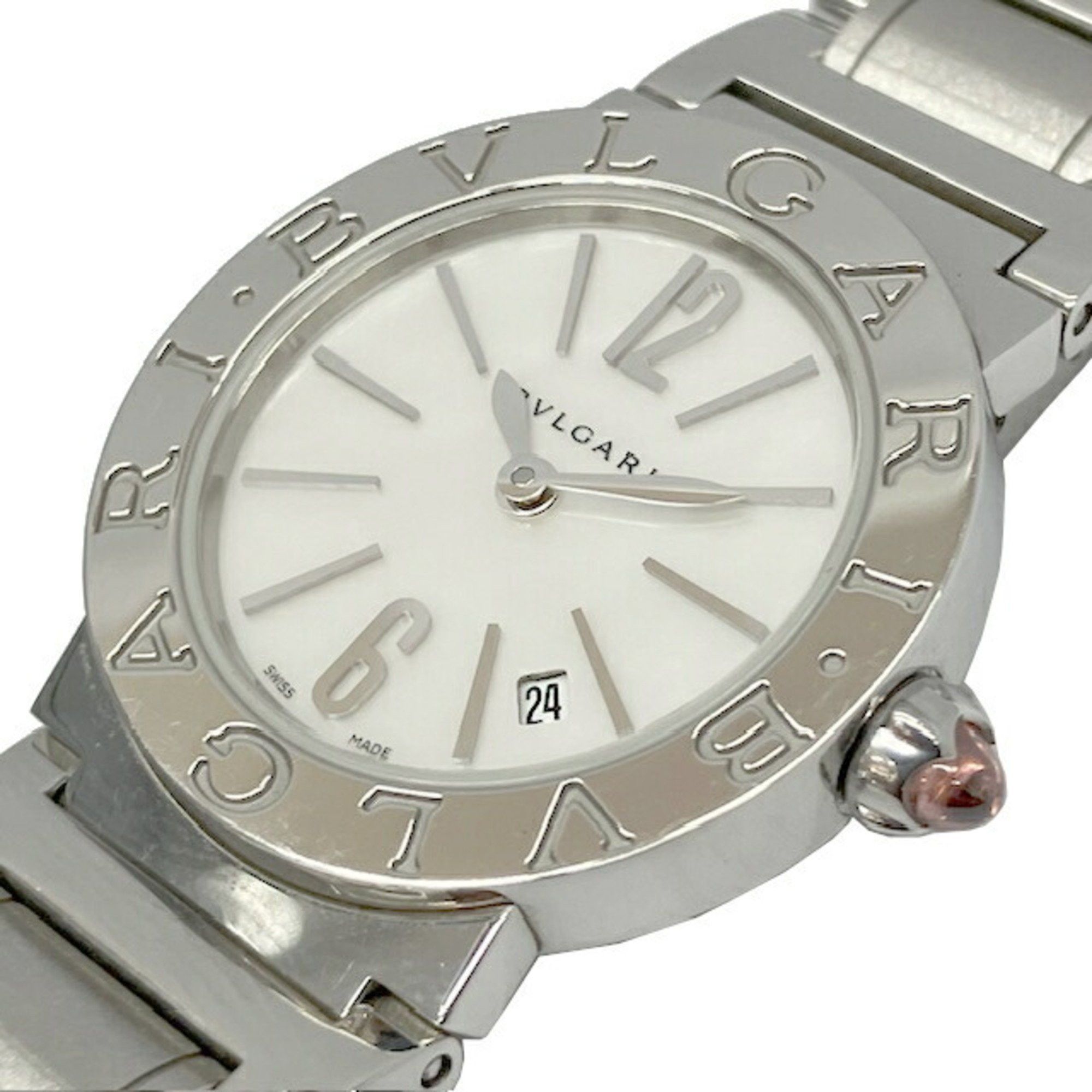 Bvlgari BVLGARI Bulgari BBL26S Quartz Watch SS Shell Dial Women's 26mm Size ONE SIZE - 4 Thumbnail