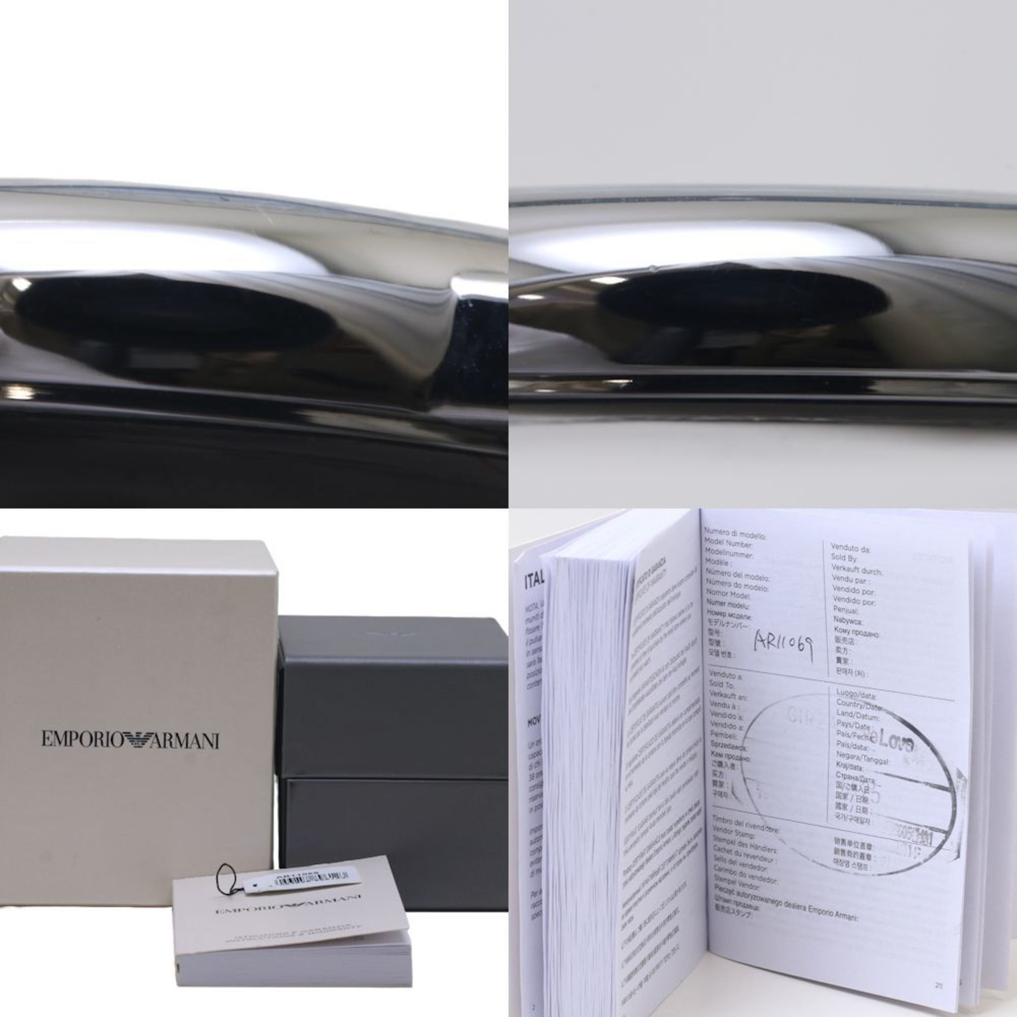 Emporio Armani Emporio Armani Luigi AR11069 Stainless Steel Men's 130115 Watch Size ONE SIZE - 9 Thumbnail