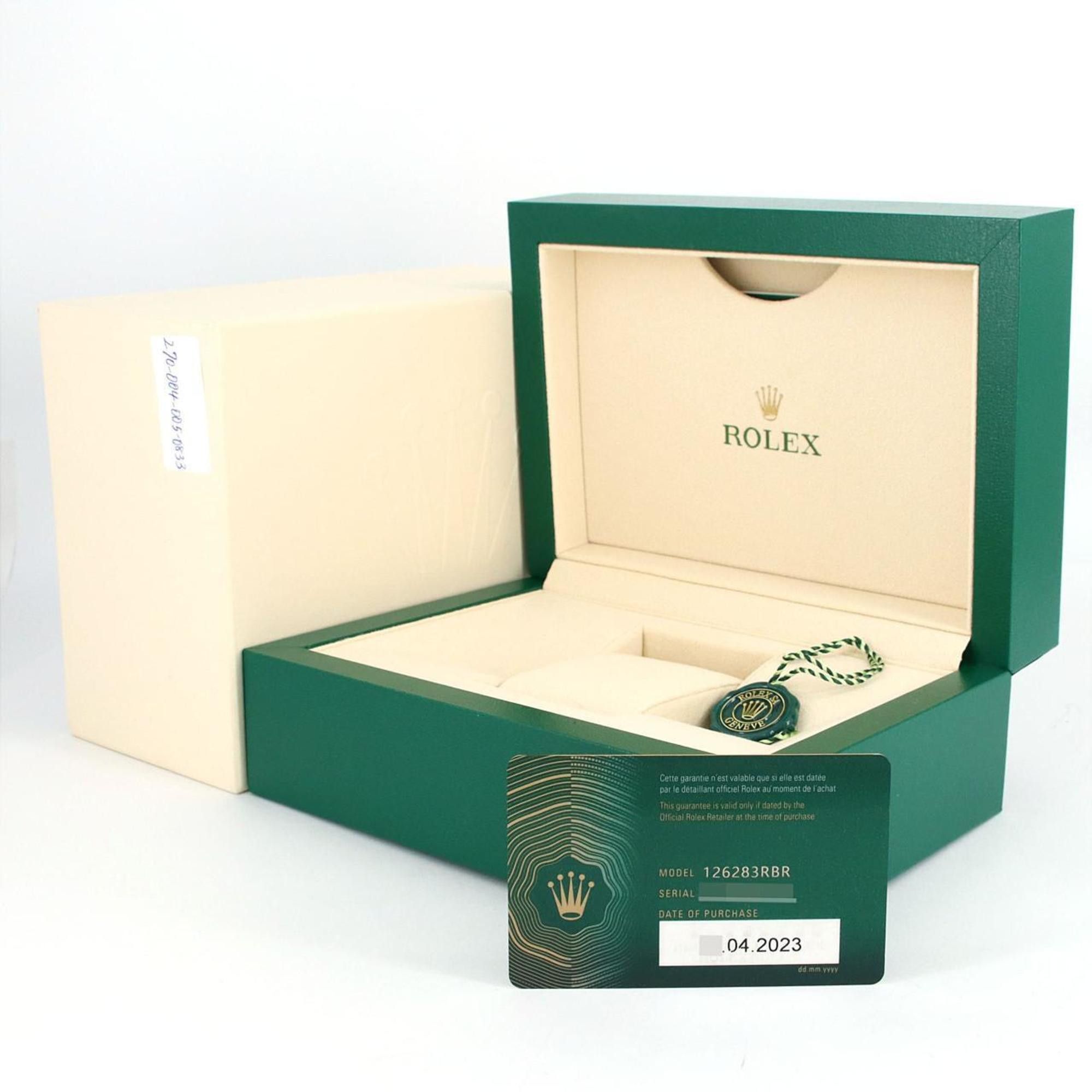 Rolex Rolex Datejust 126283RBR SSxYG Wristwatch Automatic Random Number Size ONE SIZE - 8 Thumbnail