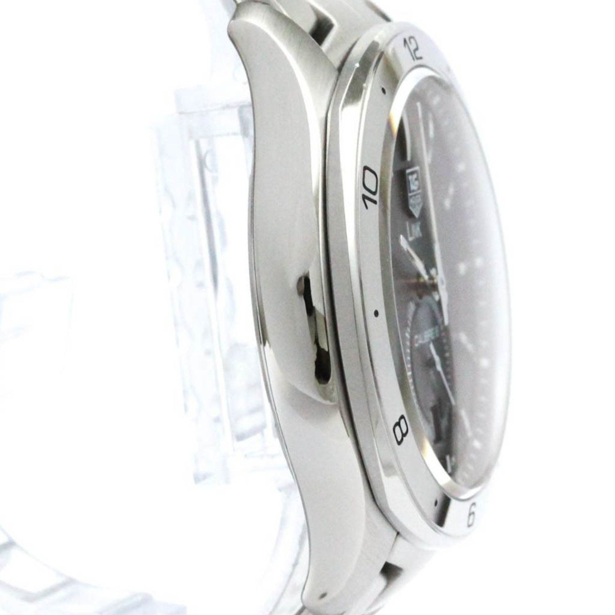 Tag Heuer Polished TAG HEUER Link Calibre 6 Steel Automatic Mens Watch WAT2110 BF571708 Size ONE SIZE - 8 Thumbnail