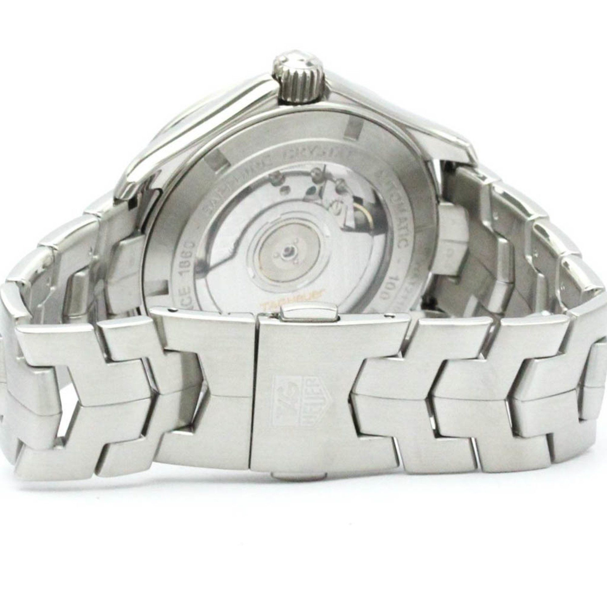 Tag Heuer Polished TAG HEUER Link Calibre 6 Steel Automatic Mens Watch WAT2110 BF571708 Size ONE SIZE - 5 Thumbnail