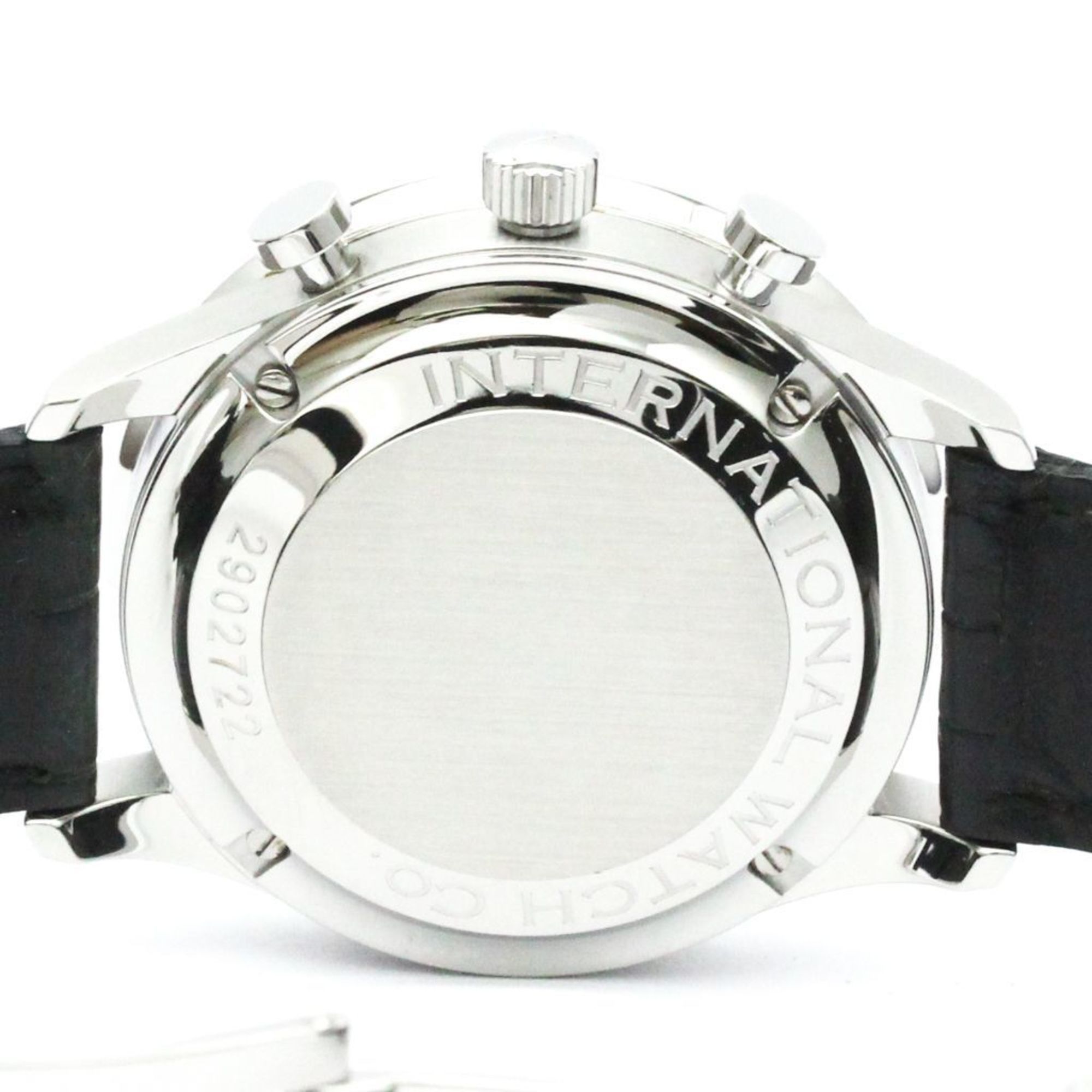 IWC Schaffhausen Polished IWC Portugieser Chronograph Automatic Steel Watch IW371417 BF581028 Size ONE SIZE - 6 Thumbnail