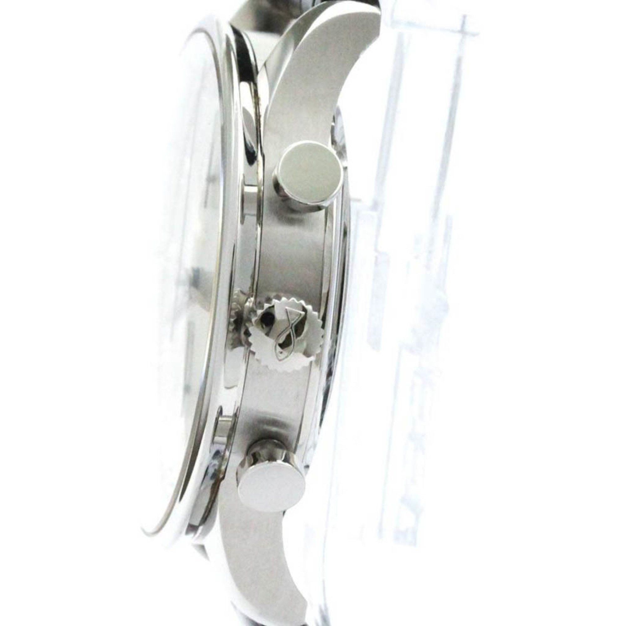 IWC Schaffhausen Polished IWC Portugieser Chronograph Automatic Steel Watch IW371417 BF581028 Size ONE SIZE - 4 Thumbnail