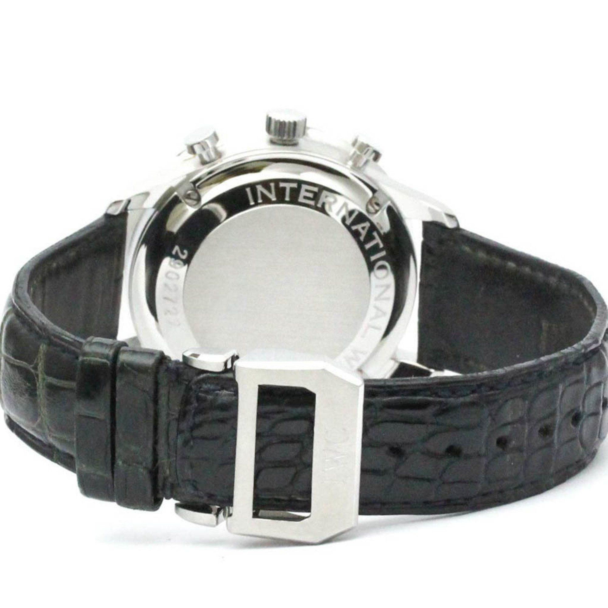 IWC Schaffhausen Polished IWC Portugieser Chronograph Automatic Steel Watch IW371417 BF581028 Size ONE SIZE - 5 Thumbnail