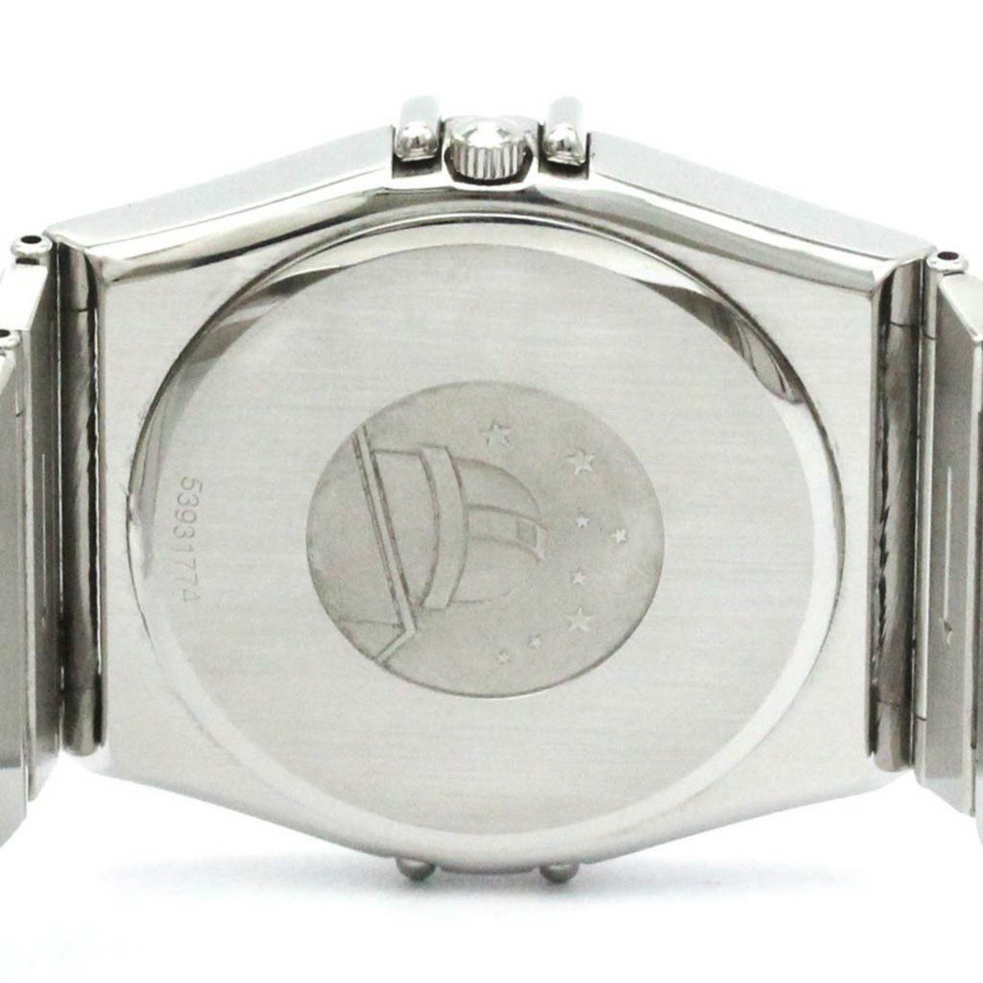 Omega Polished OMEGA Constellation Stainless Steel Quartz Mens Watch 396.1070 BF581278 Size ONE SIZE - 6 Thumbnail