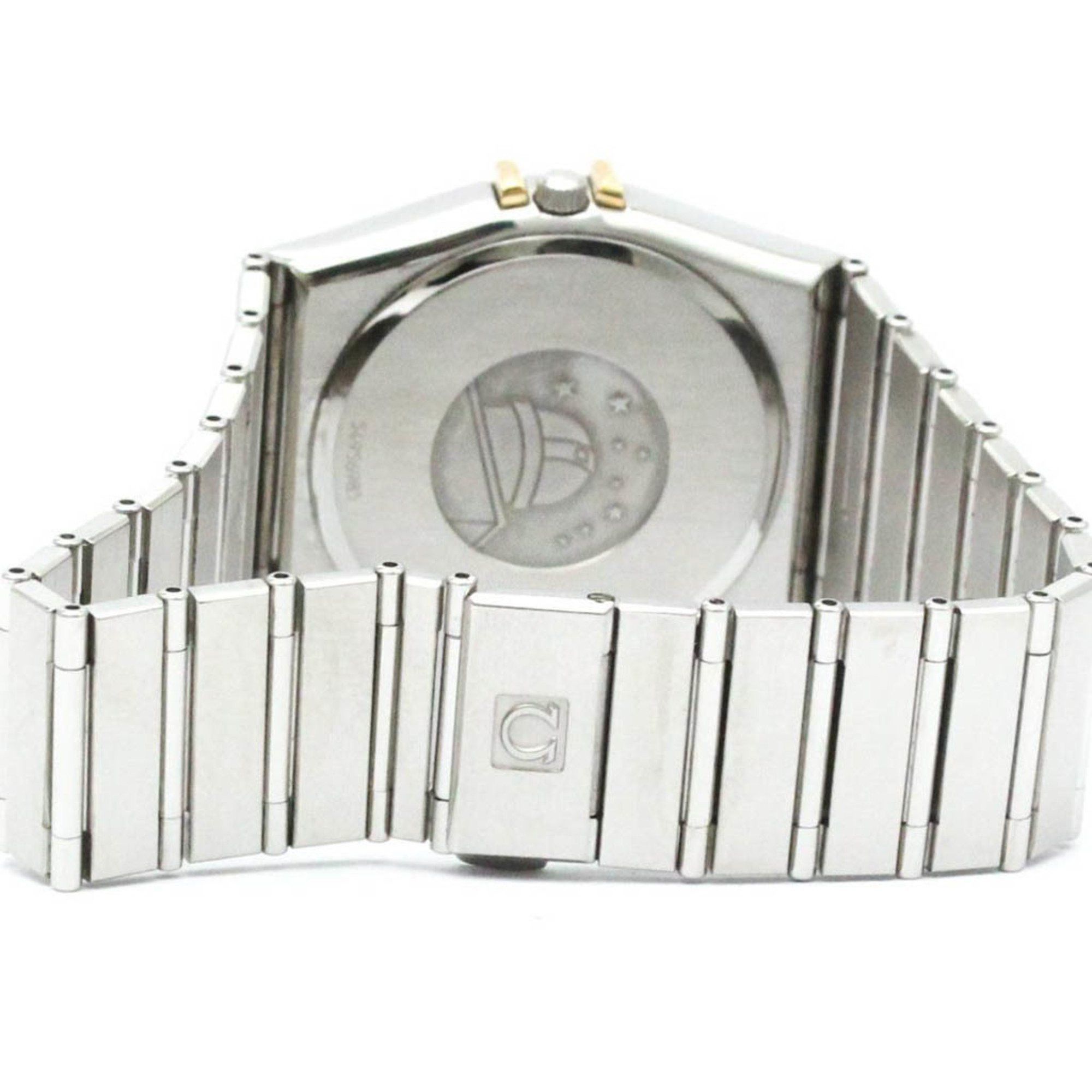 Omega Polished OMEGA Constellation 18K Gold Steel Quartz Mens Watch 1410.10 BF581261 Size ONE SIZE - 5 Thumbnail