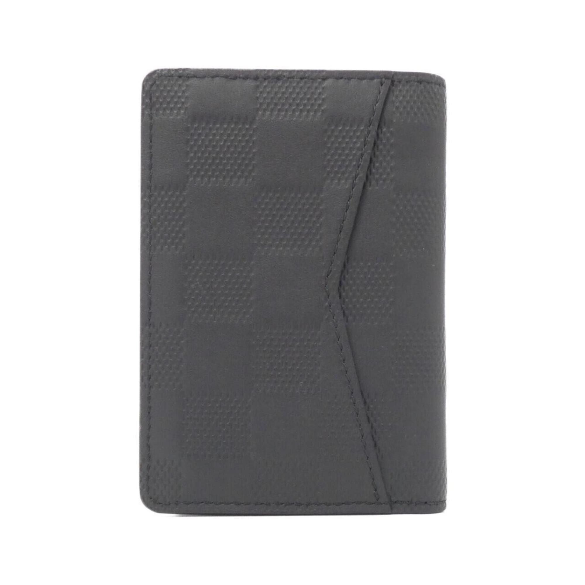 Louis Vuitton Louis Vuitton Damier Infini Organizer de Poche N63197 Business Card Holder/Card Case Size ONE SIZE - 2 Thumbnail