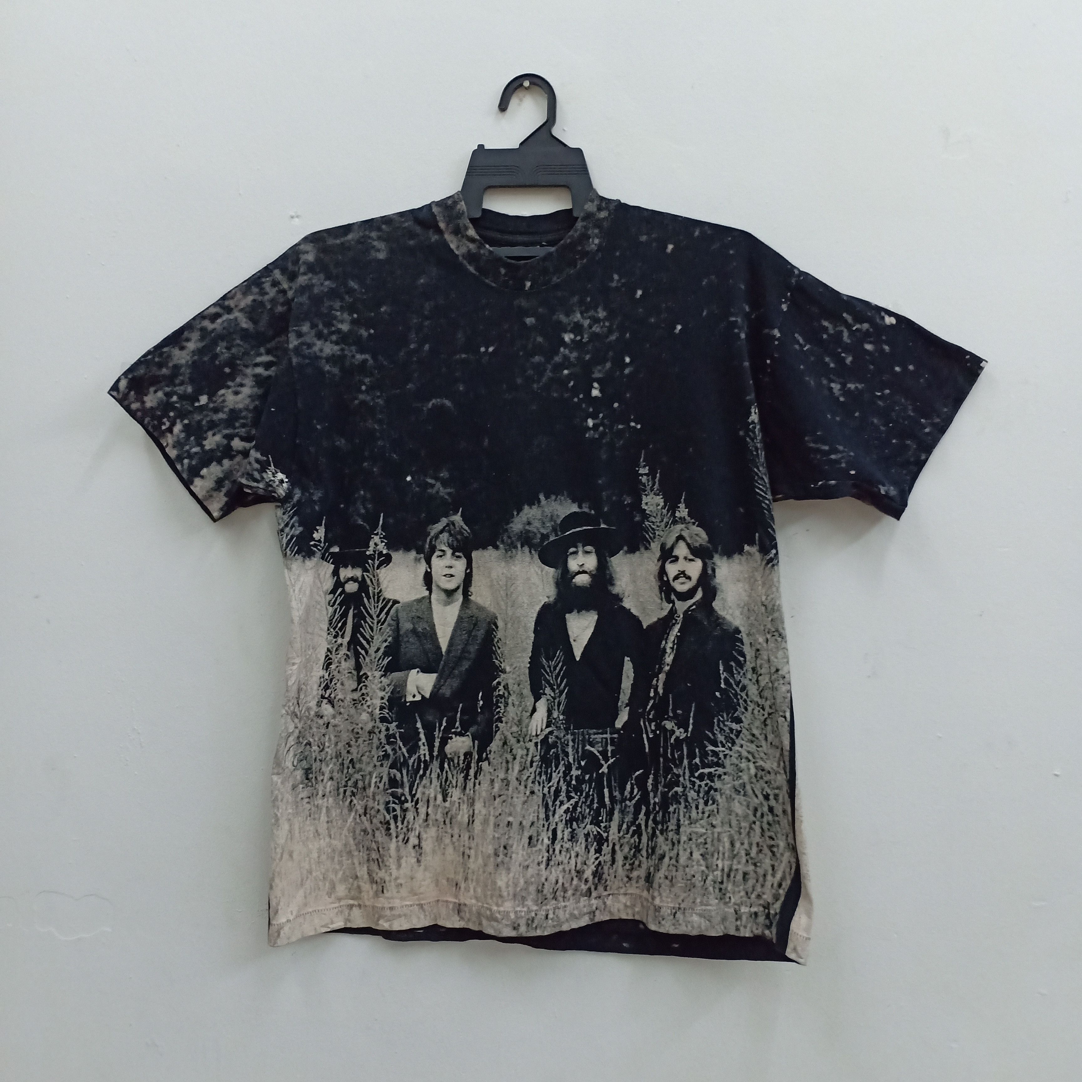 Band Tees × Vintage Vintage The Beatles Acid Wash T Shirt/1995 