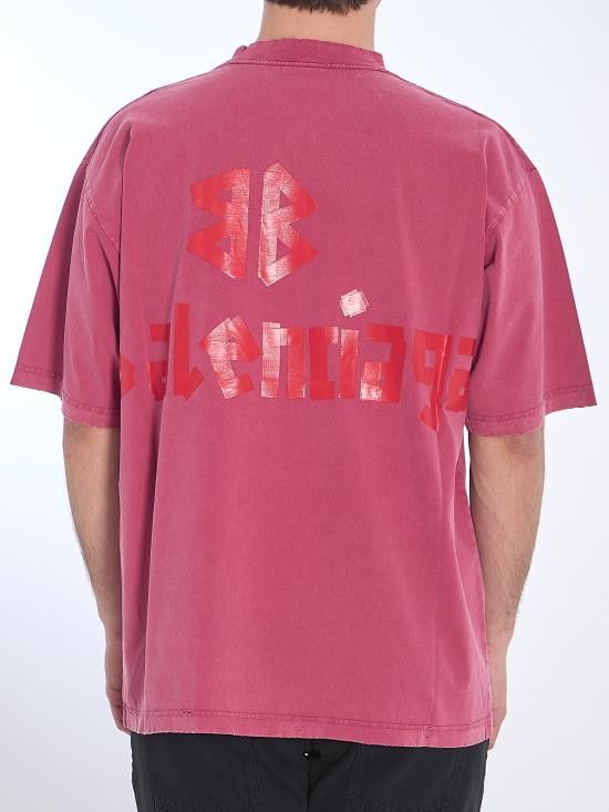 Balenciaga BALENCIAGA Men T-Shirts 764235 PINK | Grailed