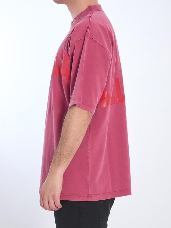 Balenciaga BALENCIAGA Men T-Shirts 764235 PINK Size US M / EU 48-50 / 2 - 3 Thumbnail