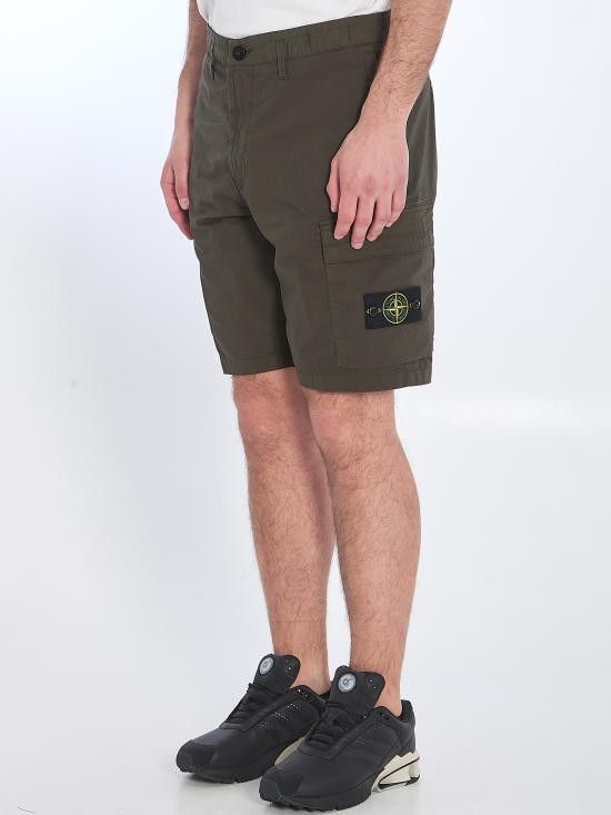 Stone Island STONE ISLAND Men Shorts K1S15L100L08 GREEN Size US 31 - 2 Thumbnail