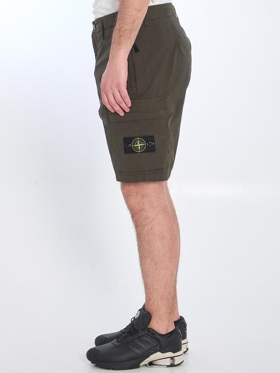 Stone Island STONE ISLAND Men Shorts K1S15L100L08 GREEN Size US 31 - 3 Thumbnail