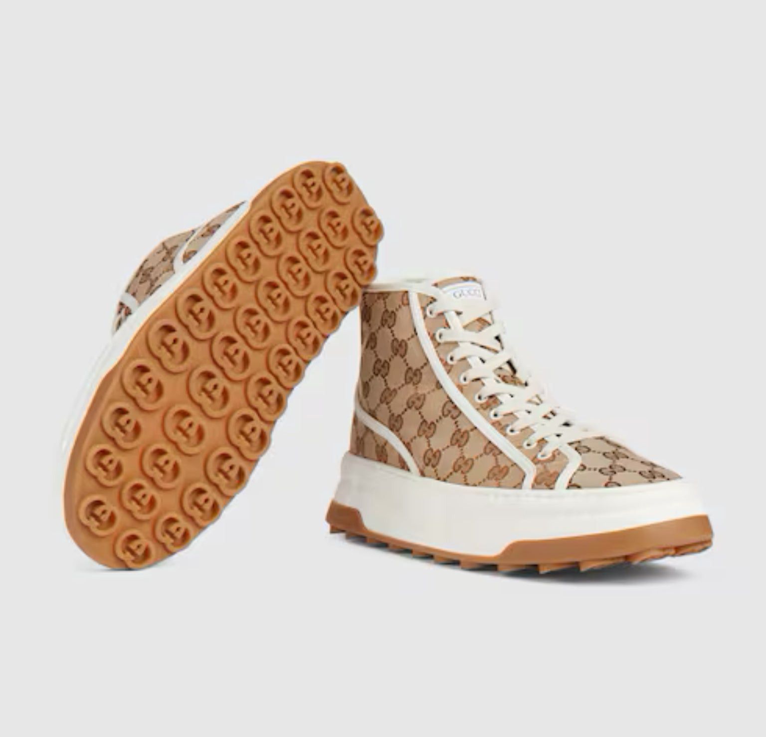 Gucci Gucci GG High Top Sneakers SIZE 6 Size ONE SIZE - 3 Thumbnail
