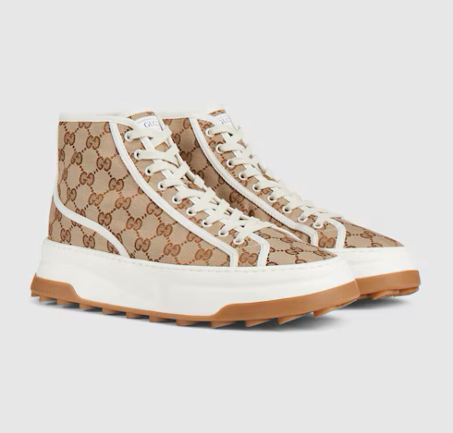 Gucci Gucci GG High Top Sneakers SIZE 11.5 Size ONE SIZE - 2 Thumbnail