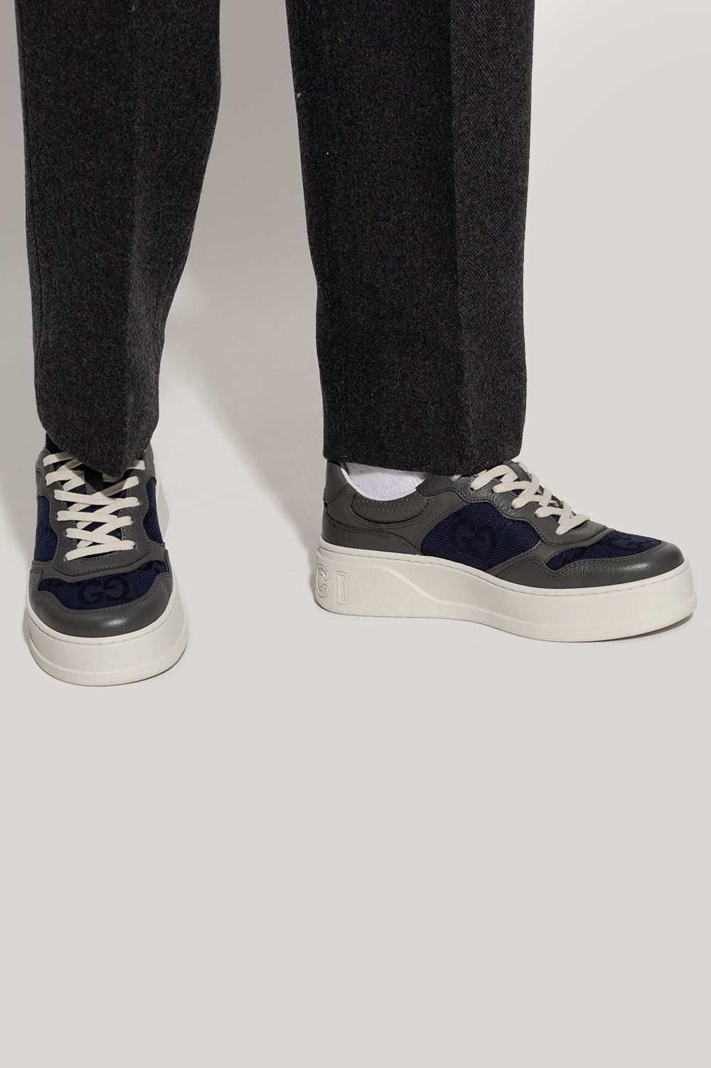 Gucci Gucci GG Lace Up Sneakers SIZE 9 Size ONE SIZE - 4 Thumbnail