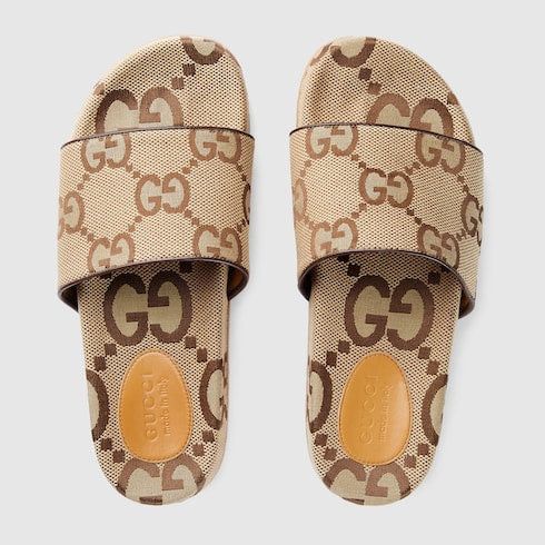 Gucci Gucci Maxi GG Canvas Slide Sandals SIZE 10 Size ONE SIZE - 2 Thumbnail