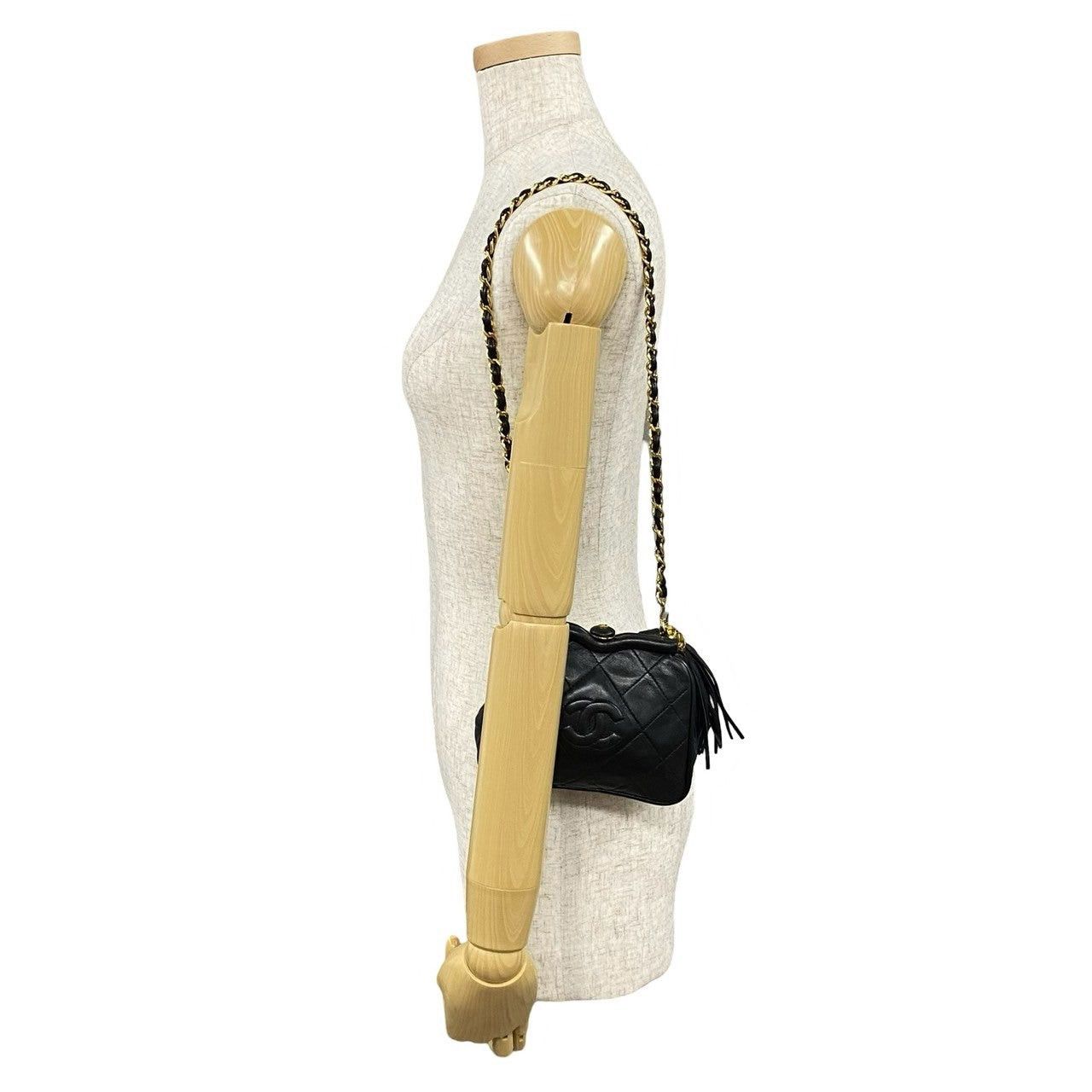Chanel Chanel Shoulder Bag Black Leather Size ONE SIZE - 2 Thumbnail