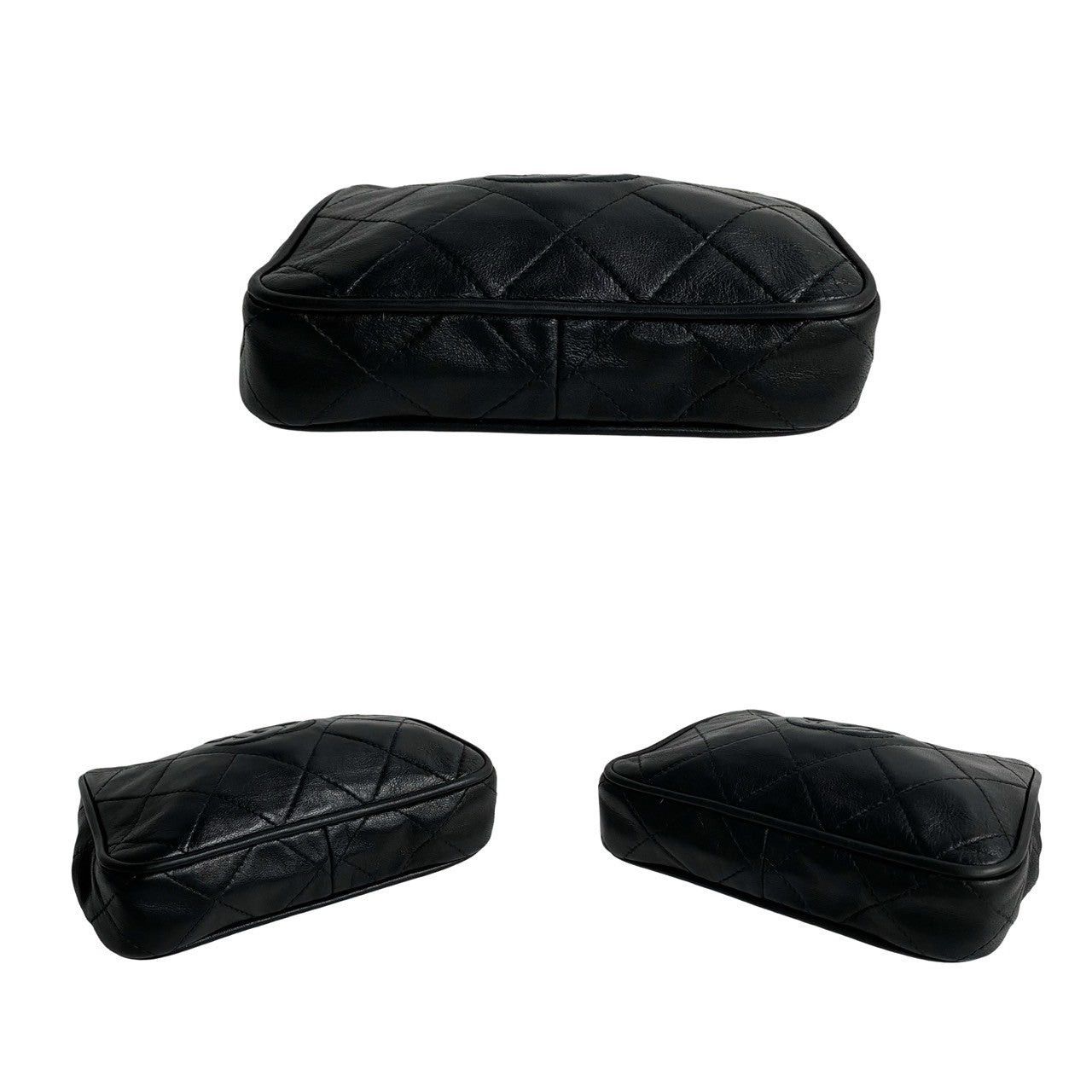 Chanel Chanel Shoulder Bag Black Leather Size ONE SIZE - 7 Thumbnail