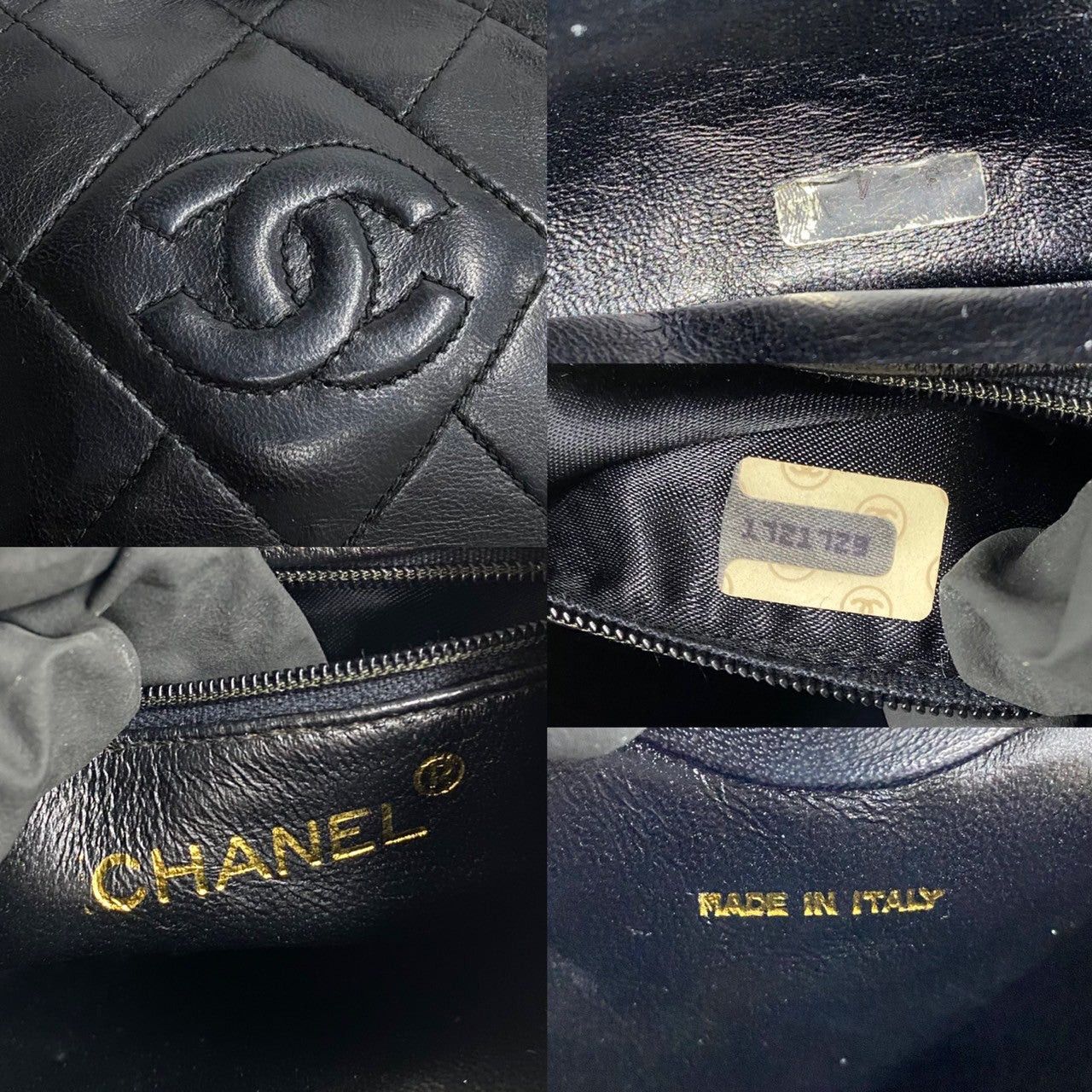 Chanel Chanel Shoulder Bag Black Leather Size ONE SIZE - 3 Thumbnail