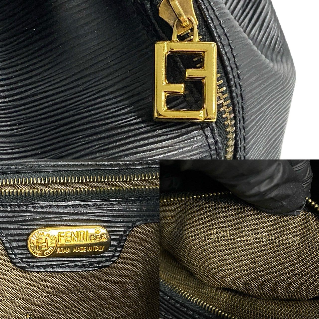 Fendi Fendi Backpack Black Leather Size ONE SIZE - 3 Thumbnail