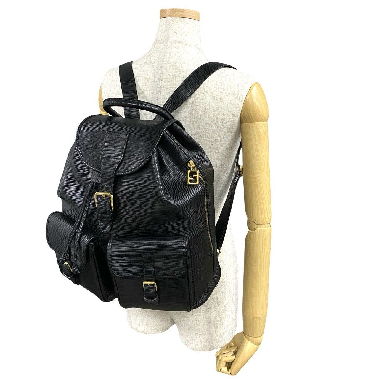 Fendi Fendi Backpack Black Leather Size ONE SIZE - 2 Thumbnail
