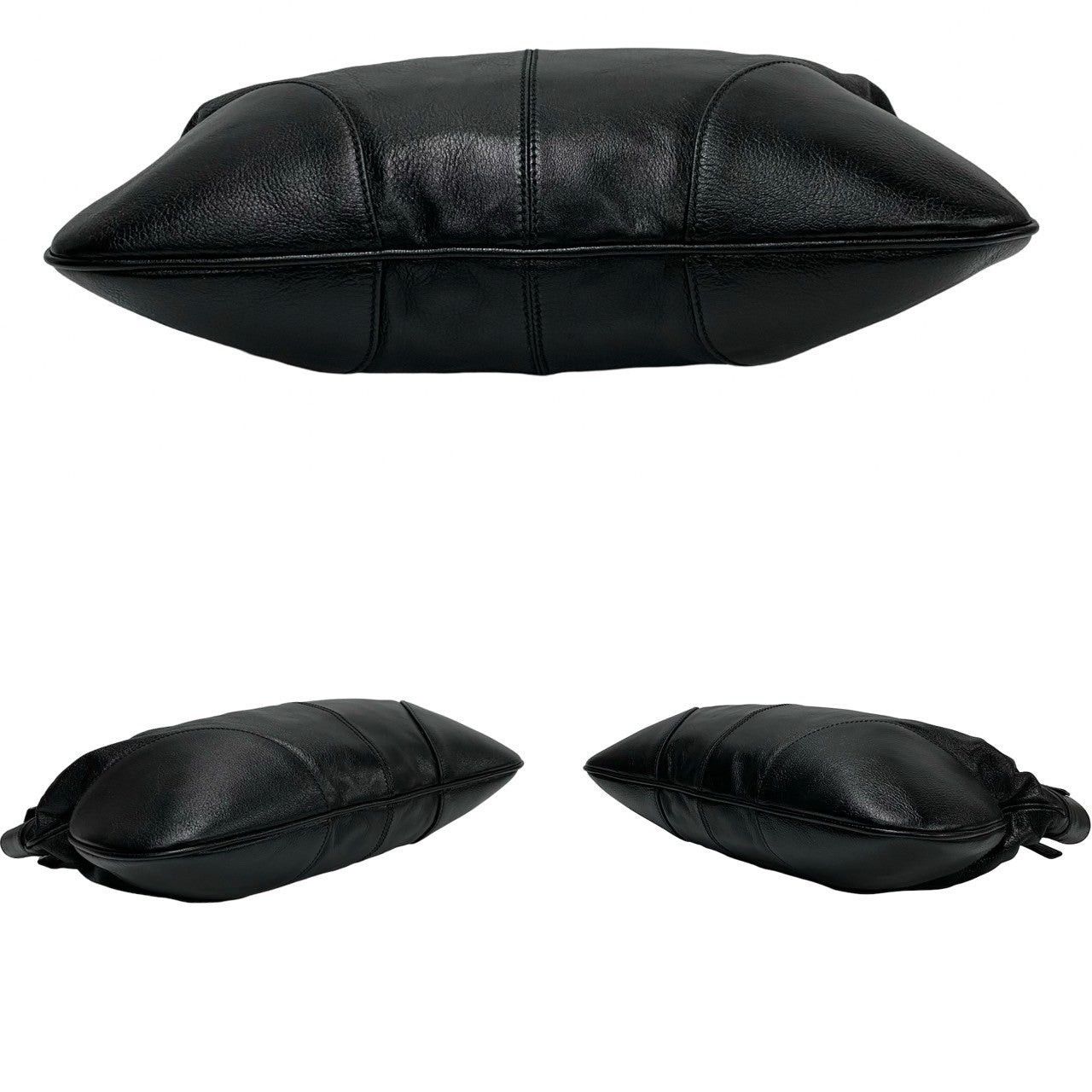 Salvatore Ferragamo Salvatore Ferragamo Handbag Black Leather Size ONE SIZE - 6 Thumbnail