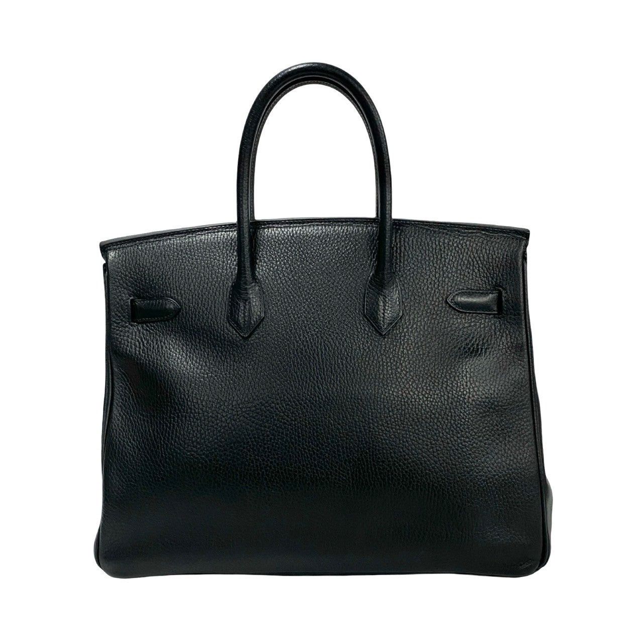 Hermes Hermes Handbag Black Leather Size ONE SIZE - 4 Thumbnail