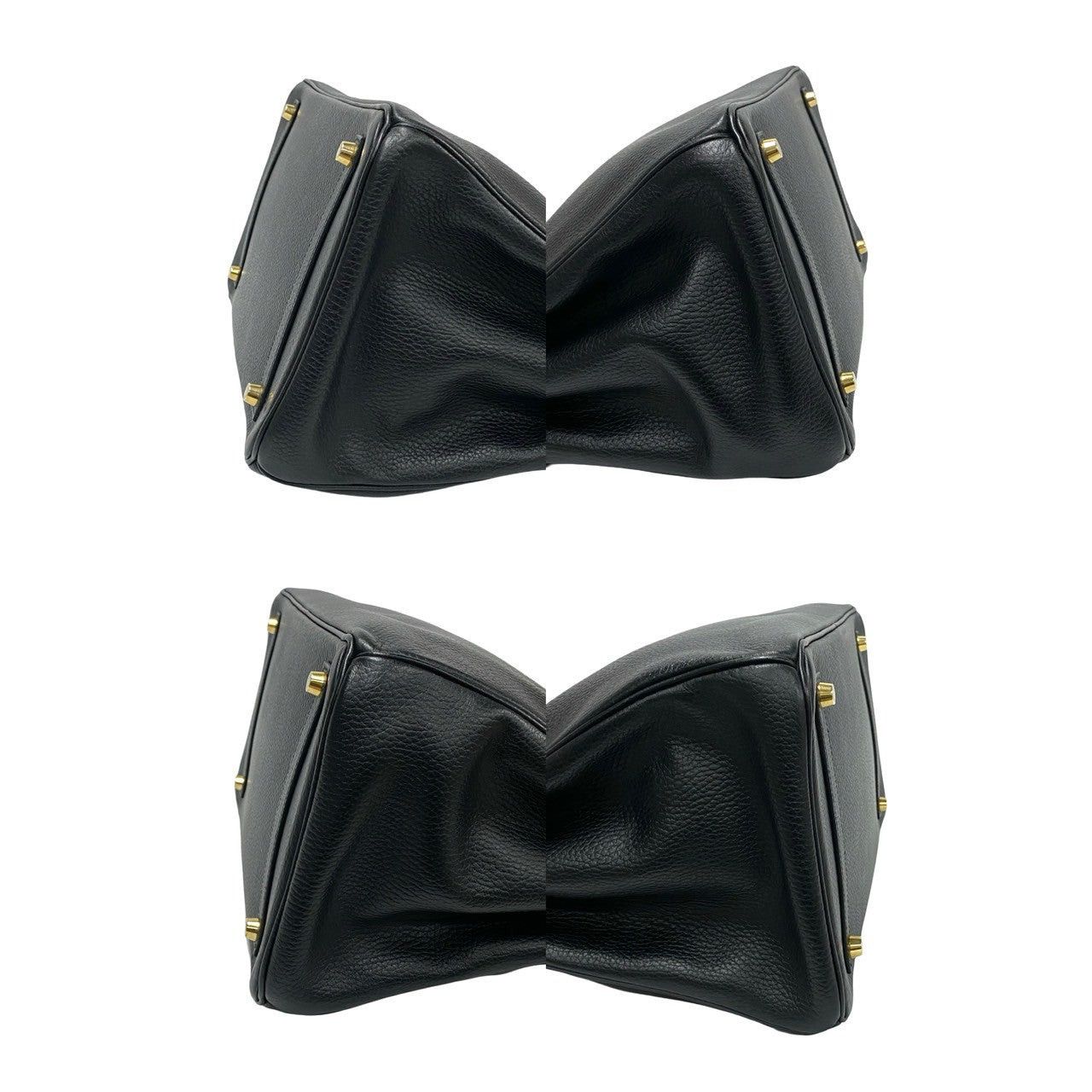 Hermes Hermes Handbag Black Leather Size ONE SIZE - 7 Thumbnail