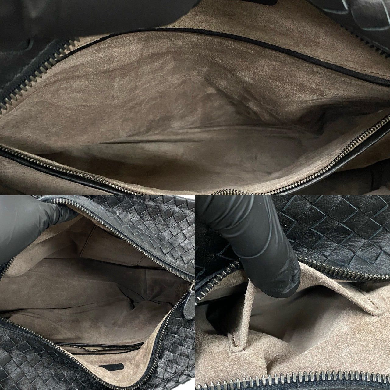 Bottega Veneta Bottega Veneta Handbag Black Leather Size ONE SIZE - 8 Thumbnail